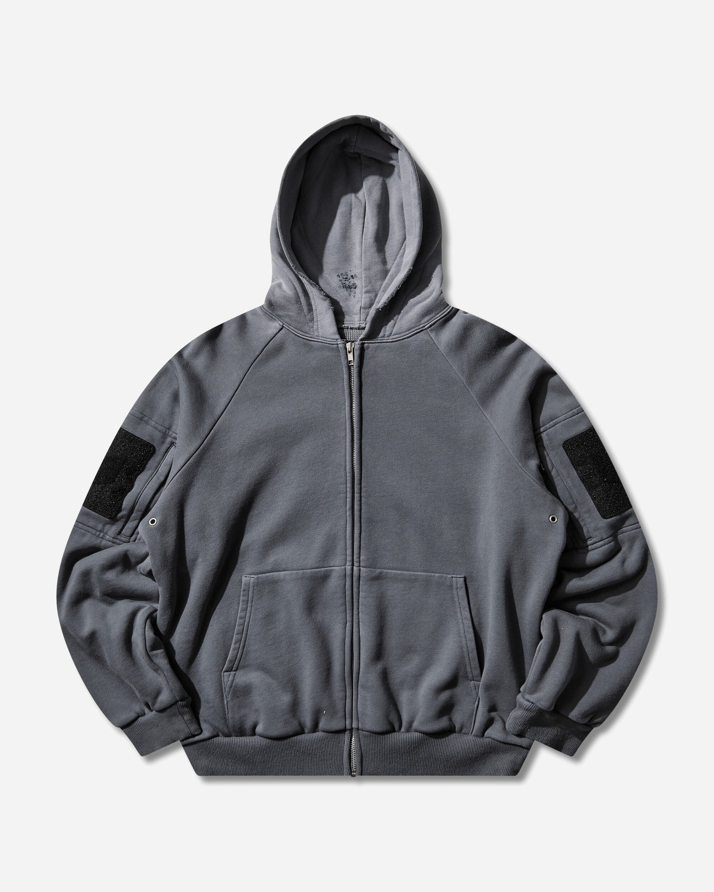 DIARY 1999 Waffle Lined Hoodie Blue Sweatshirts Zip-Ups DIARYWAFFHDBL BLU