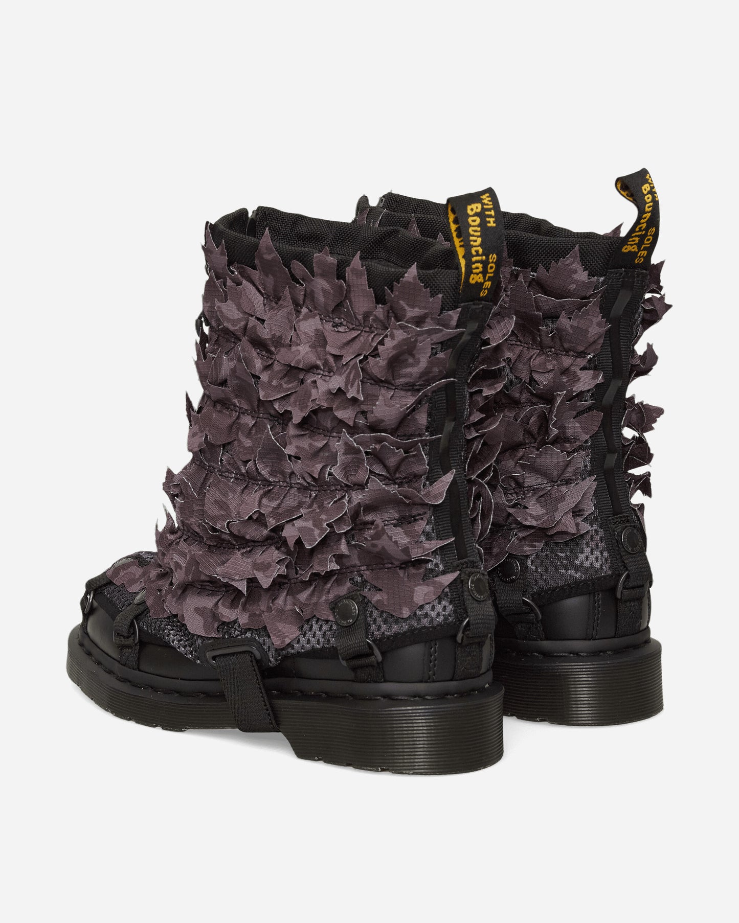 Dr. Martens 1460 Babylon Black Black Classic Shoes Laced Up 41853002