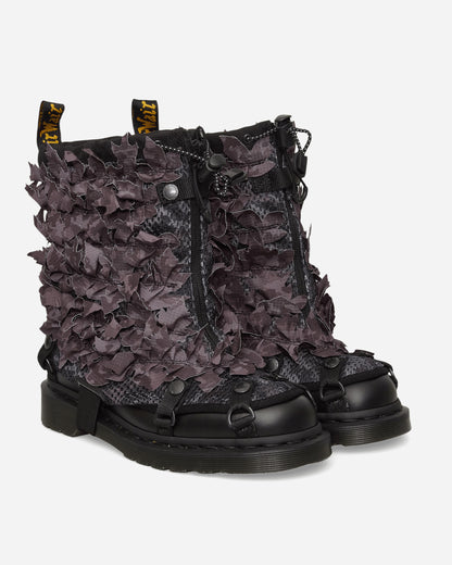 Dr. Martens 1460 Babylon Black Black Classic Shoes Laced Up 41853002