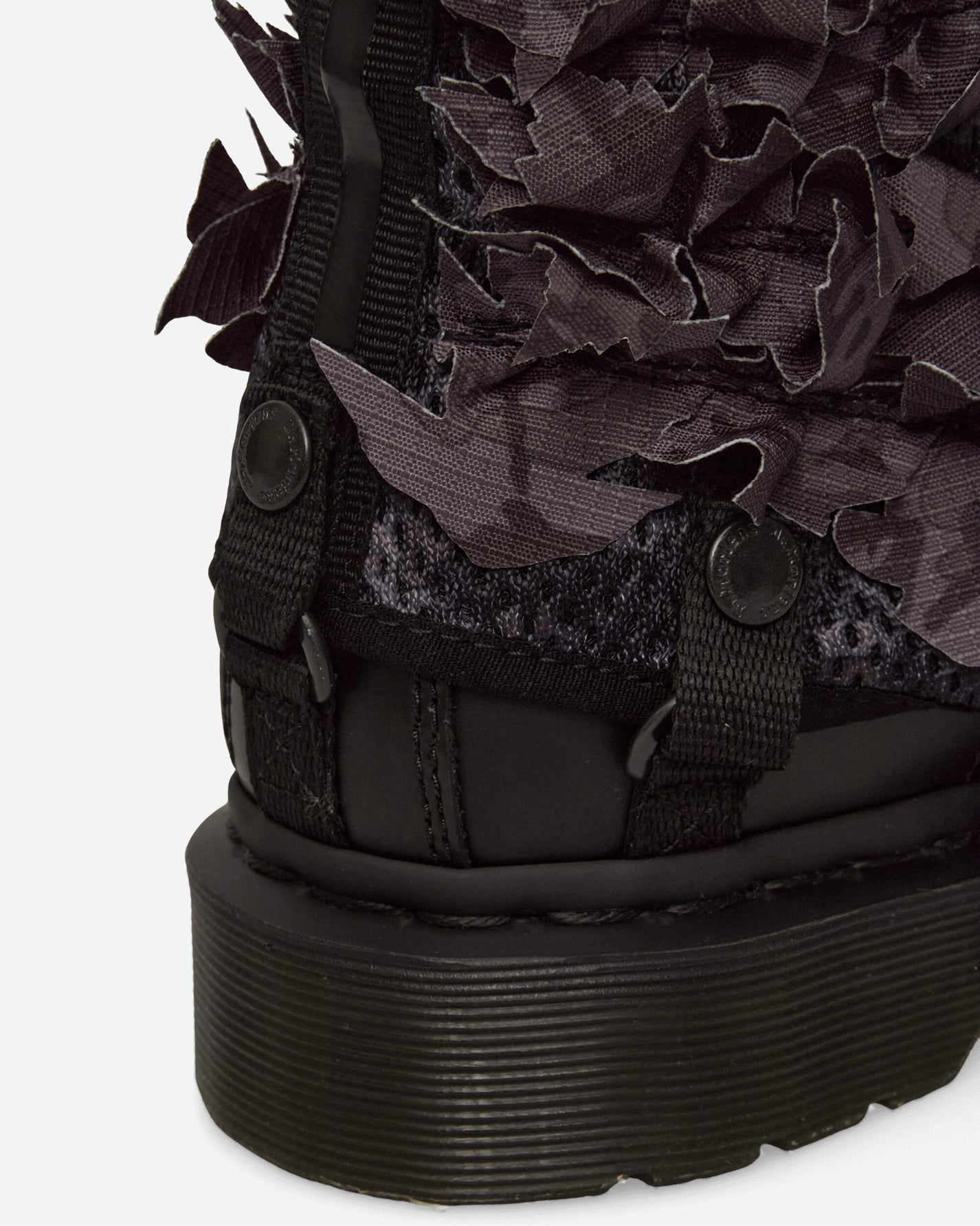 Dr. Martens 1460 Babylon Black Black Classic Shoes Laced Up 41853002