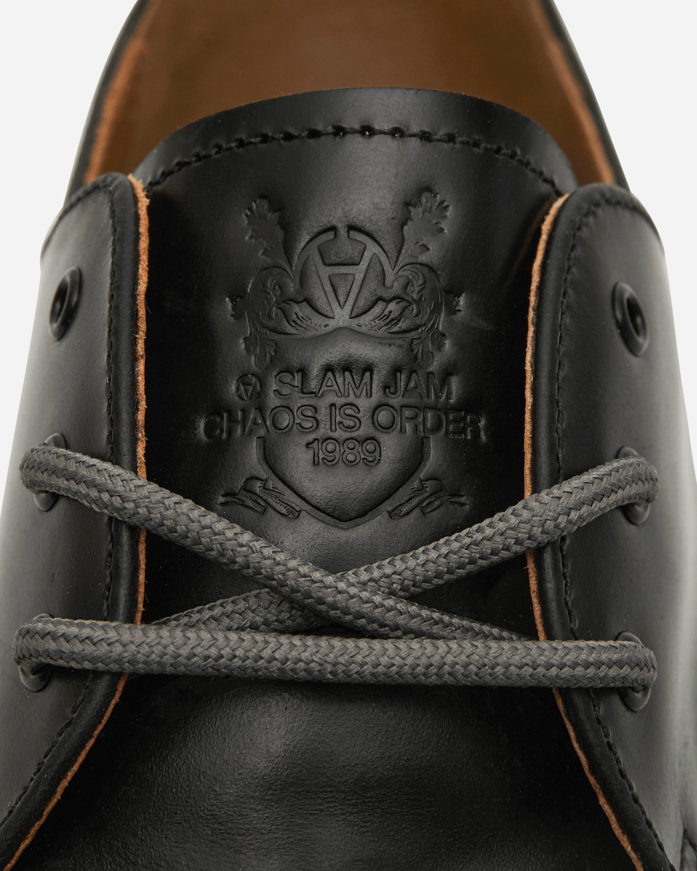 Dr. Martens 1461 Steel Toe X Slam Jam Black Classic Shoes Laced Up 41887001