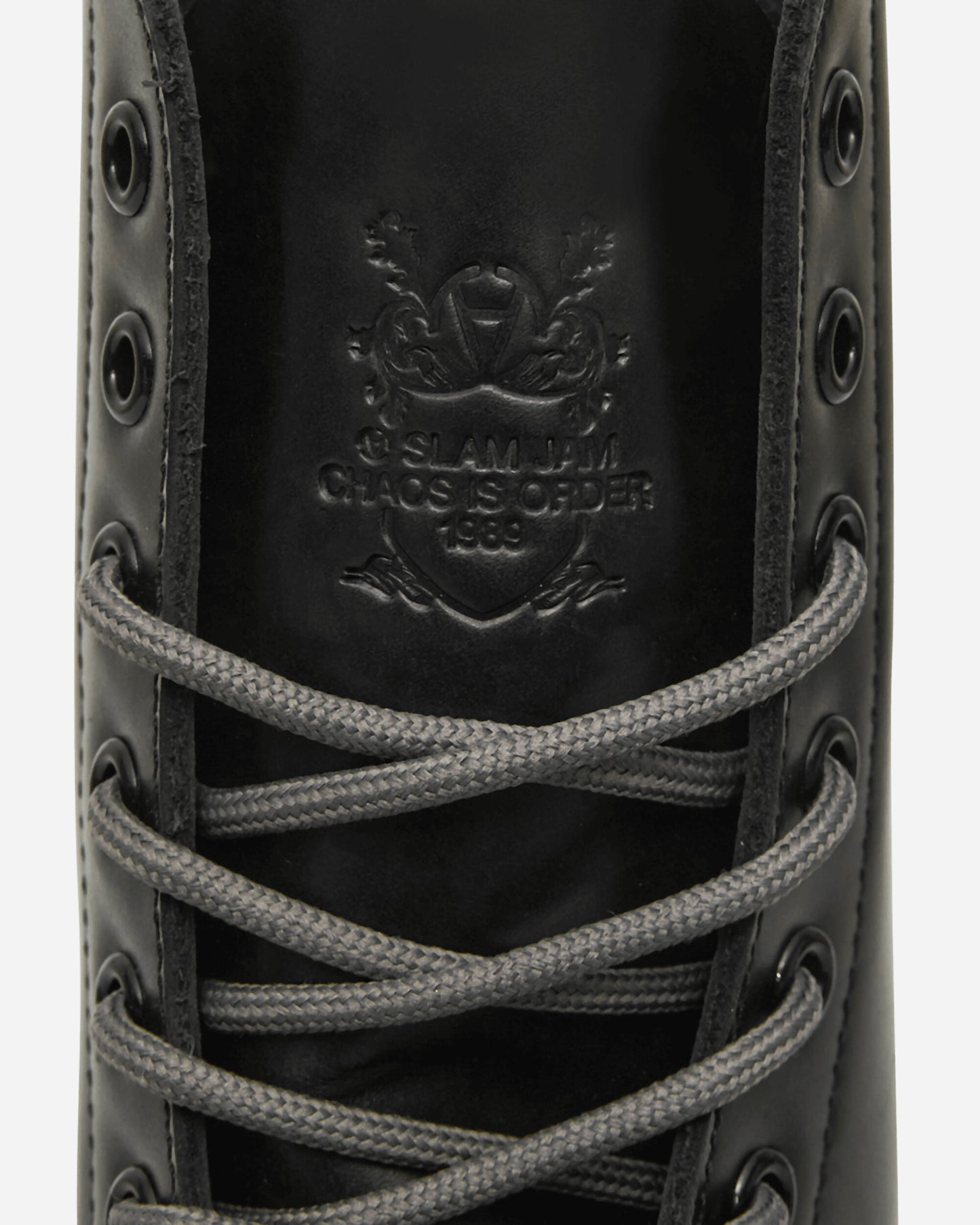 Dr. Martens 1490 Steel Toe Boot X Slam Jam Black Boots Laced Up Boots 41886001