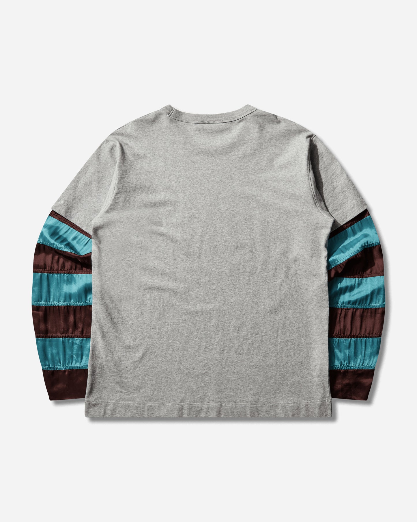 Dries Van Noten Heedar Mklst-Shirt Grey Melange T-Shirts Longsleeve 261-021114-3603 813