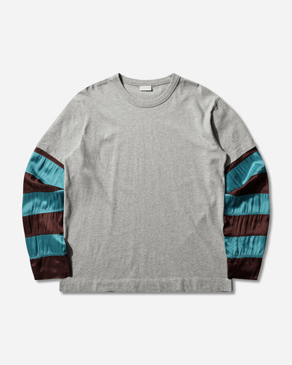 Dries Van Noten Heedar Mklst-Shirt Grey Melange T-Shirts Longsleeve 261-021114-3603 813