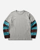 Dries Van Noten Heedar Mklst-Shirt Grey Melange T-Shirts Longsleeve 261-021114-3603 813