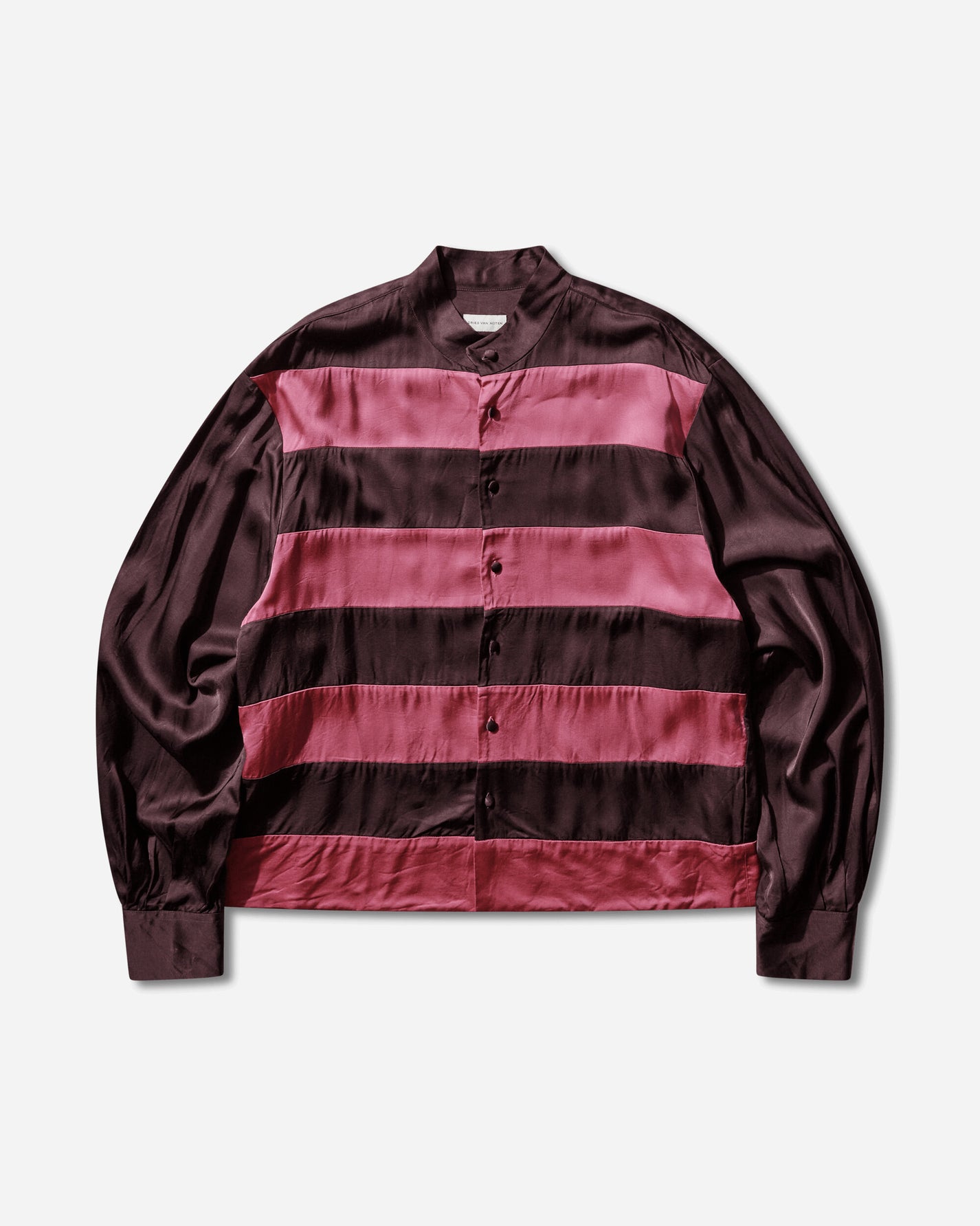 Dries Van Noten Cael Bis Mwshirt Fuchsia Shirts Longsleeve Shirt 261-020709-3177 304