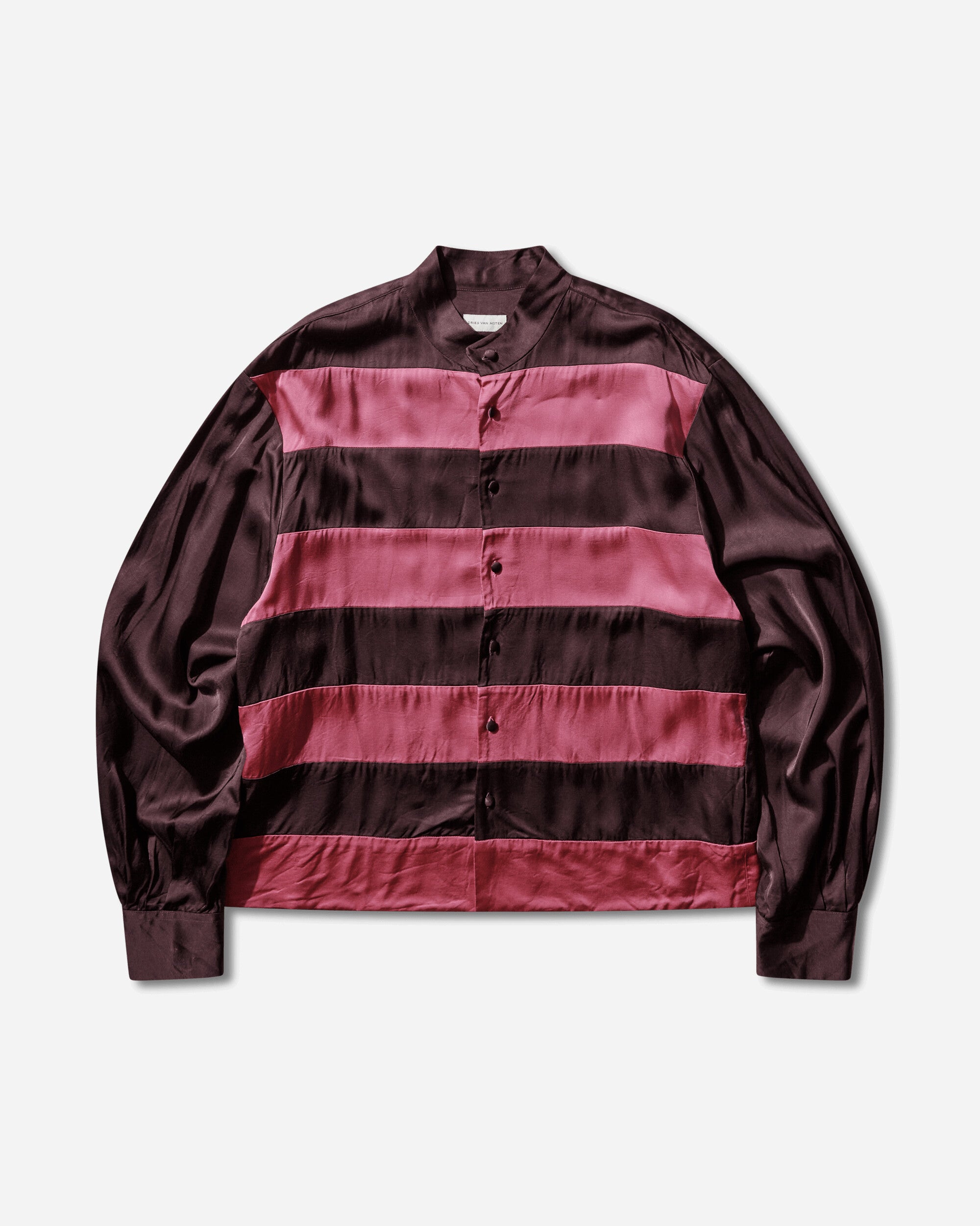 Dries Van Noten Cael Bis Mwshirt Fuchsia Shirts Longsleeve Shirt 261-020709-3177 304