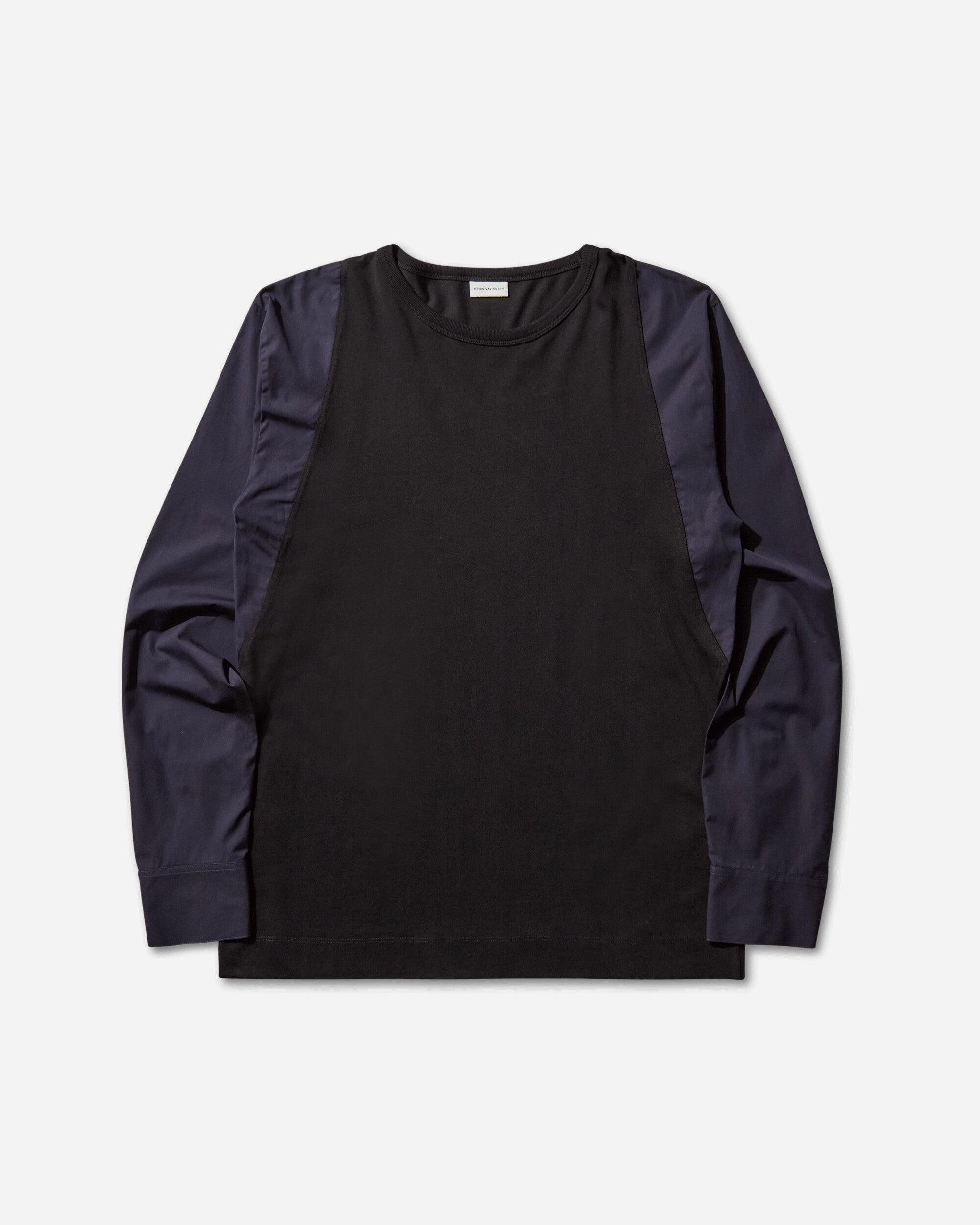 Dries Van Noten Heston T-Shirt Black T-Shirts Shortsleeve 252-021118-2603 900