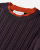 Dries Van Noten Motif Mksweater Dark Purple Knitwears Sweaters 261-021208-3700 402