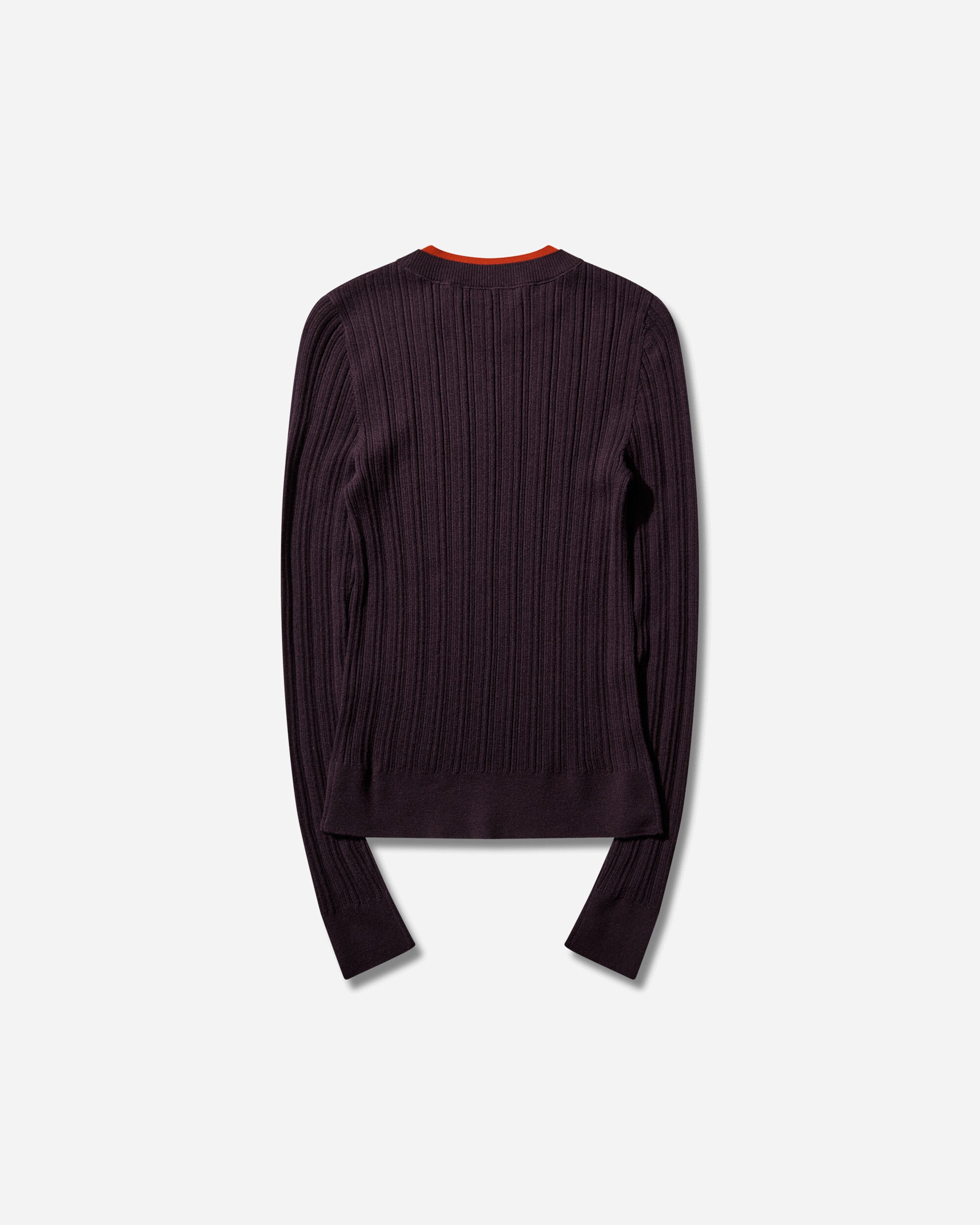 Dries Van Noten Motif Mksweater Dark Purple Knitwears Sweaters 261-021208-3700 402