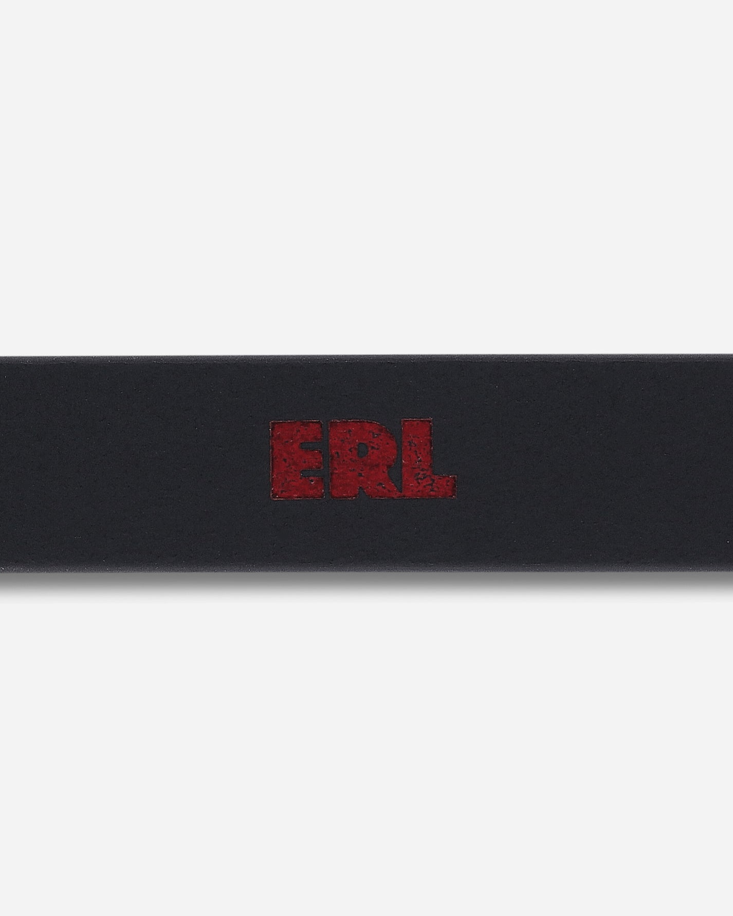 ERL Unisex Erl Suede Skinny Belt Leather Black Belts Belt ERL12K053 3