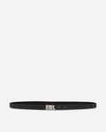 ERL Unisex Erl Suede Skinny Belt Leather Black Belts Belt ERL12K053 3