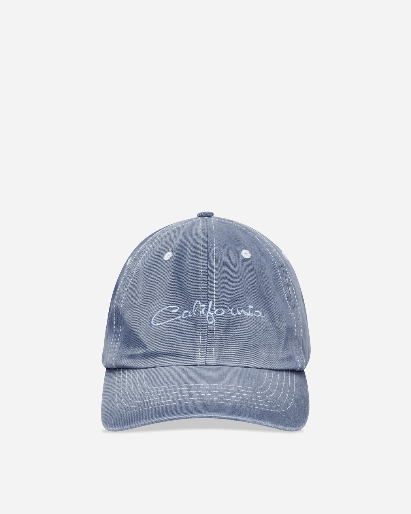 ERL Unisex California Cap Woven Navy Hats Caps ERL12K030 1