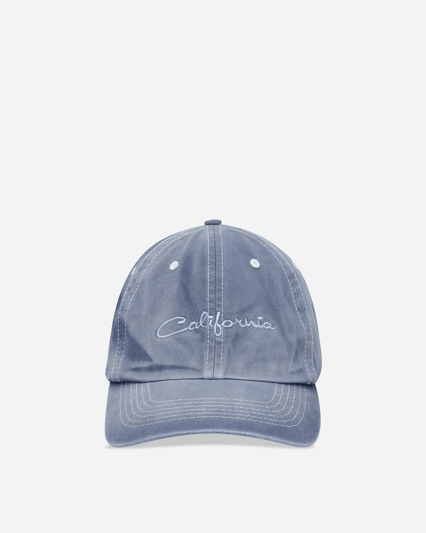 ERL Unisex California Cap Woven Navy Hats Caps ERL12K030 1