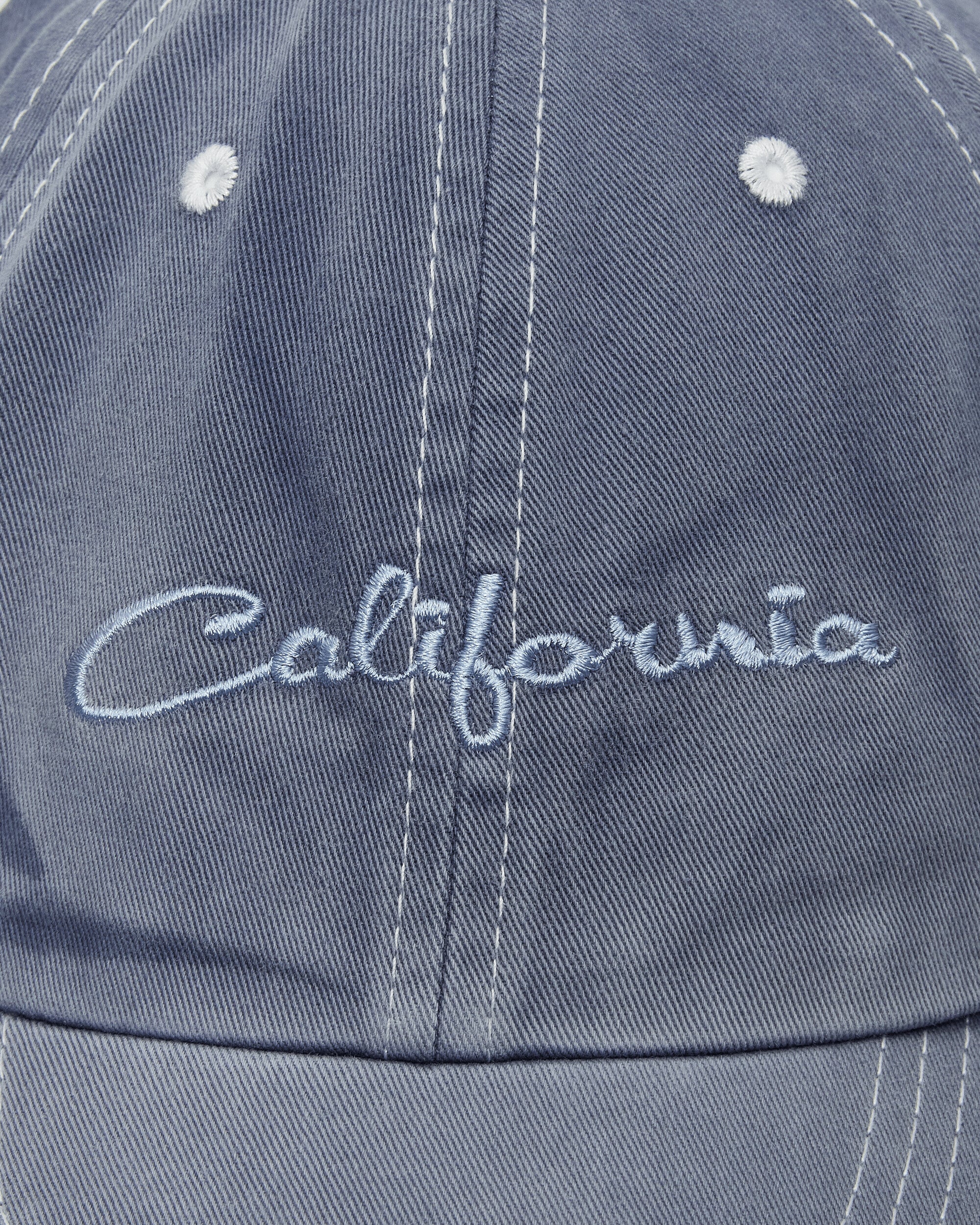 ERL Unisex California Cap Woven Navy Hats Caps ERL12K030 1