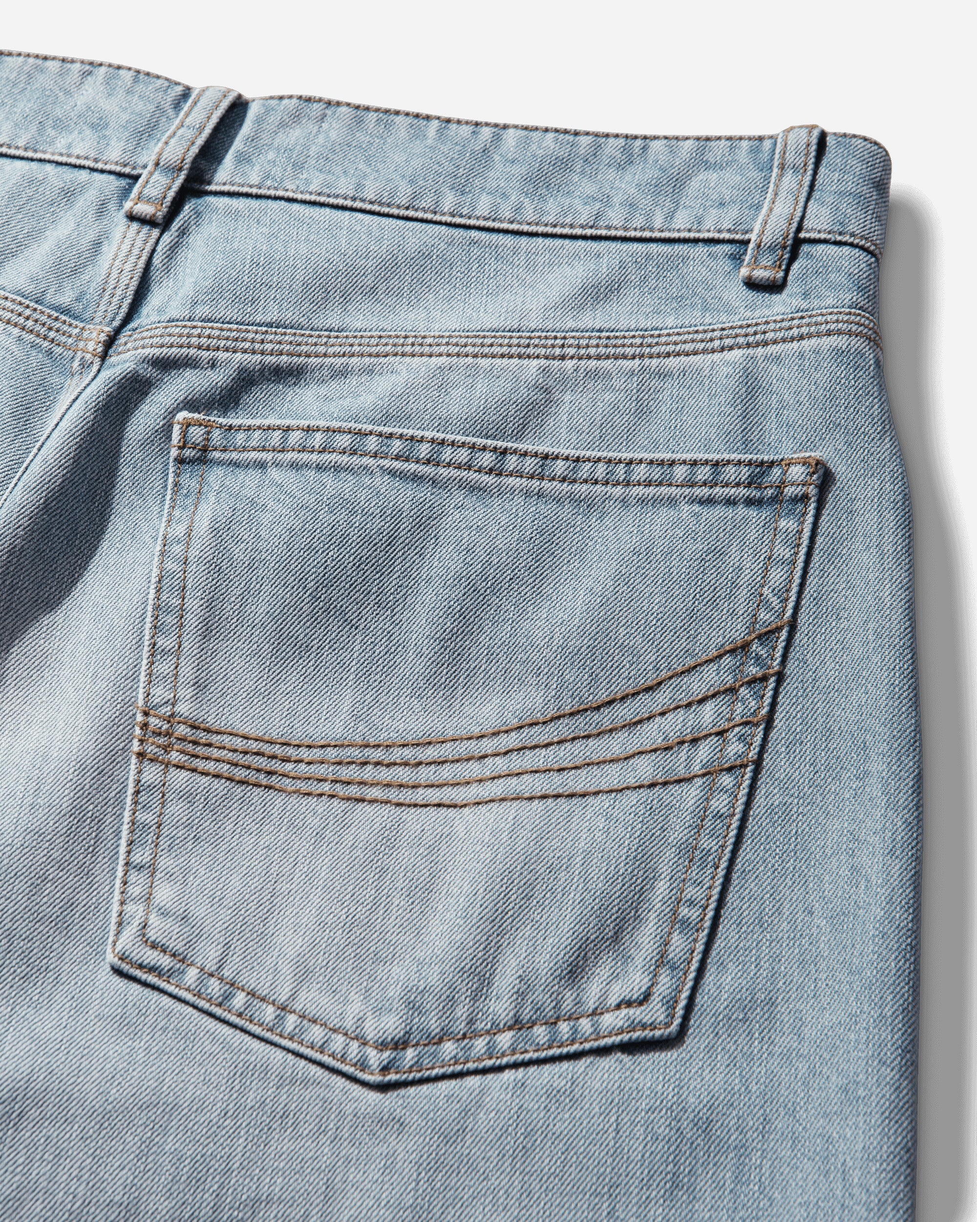 ERL Unisex Blue Jeans Woven Blue Pants Denim ERL12P001 1