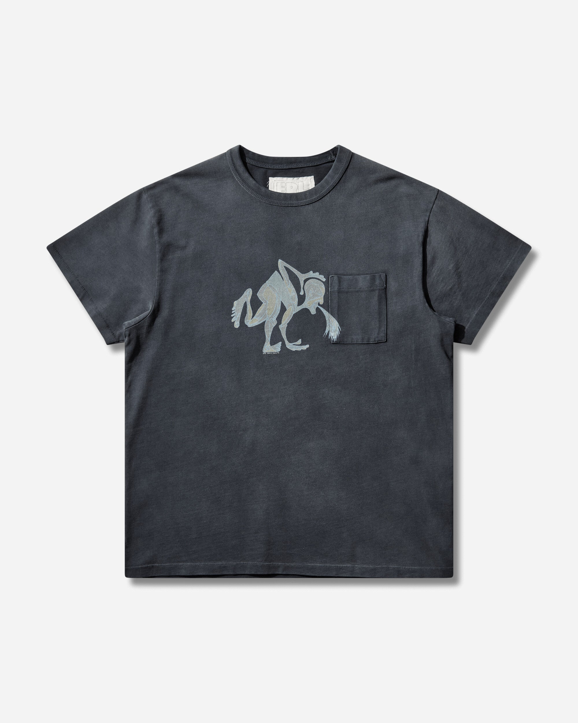 ERL Unisex Puke T-Shirt Knit Blue T-Shirts Shortsleeve ERL12T004 1