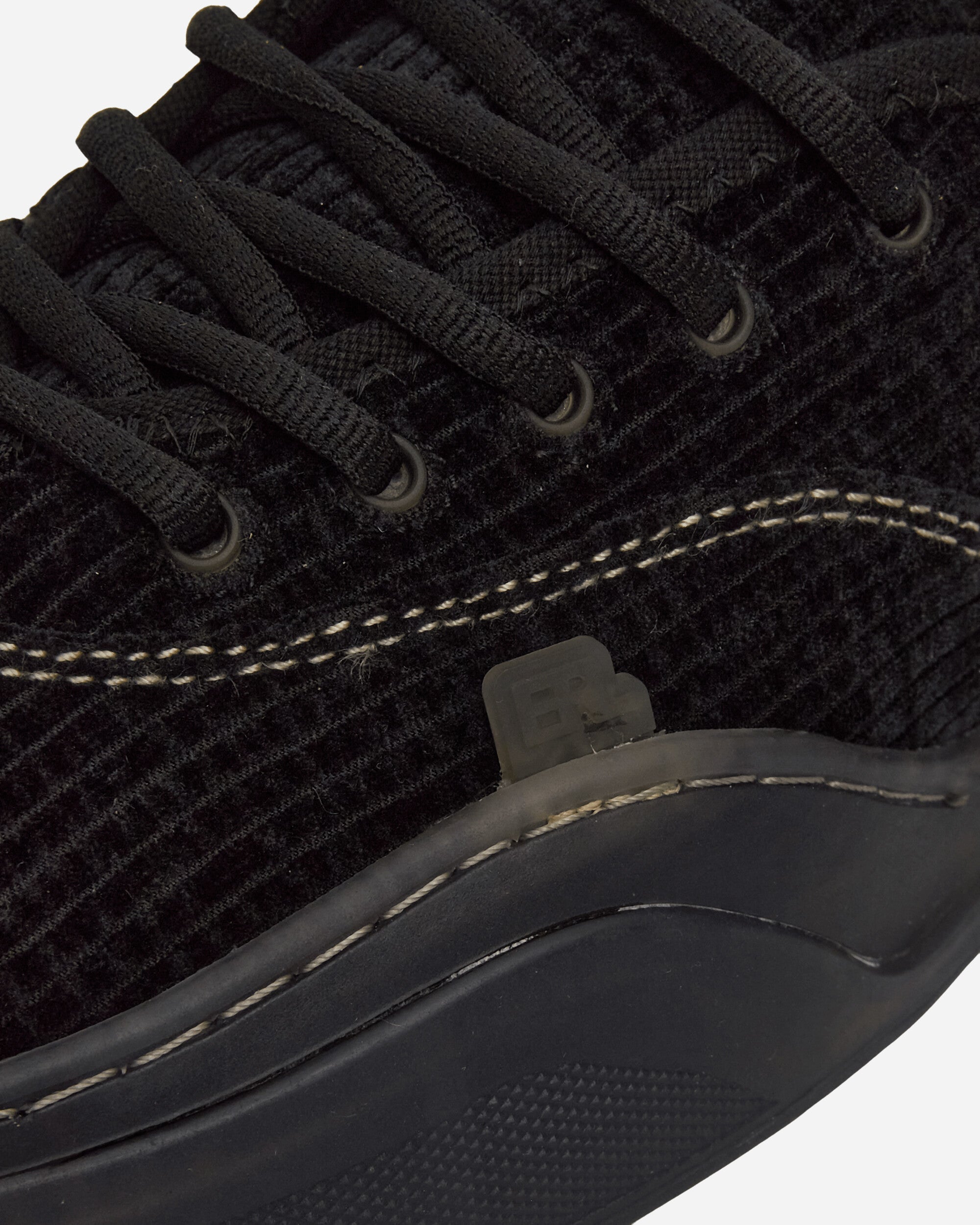 ERL Unisex Corduroy Coupe Sneakers Dark Black Sneakers Low ERL11SH06 1