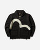 Evisu Ej Cotton Blend Cowichan Cardigan Jacket Black Knitwears Cardigans 2ESEJM6CN6014 BLKX