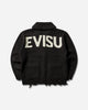 Evisu Ej Cotton Blend Cowichan Cardigan Jacket Black Knitwears Cardigans 2ESEJM6CN6014 BLKX