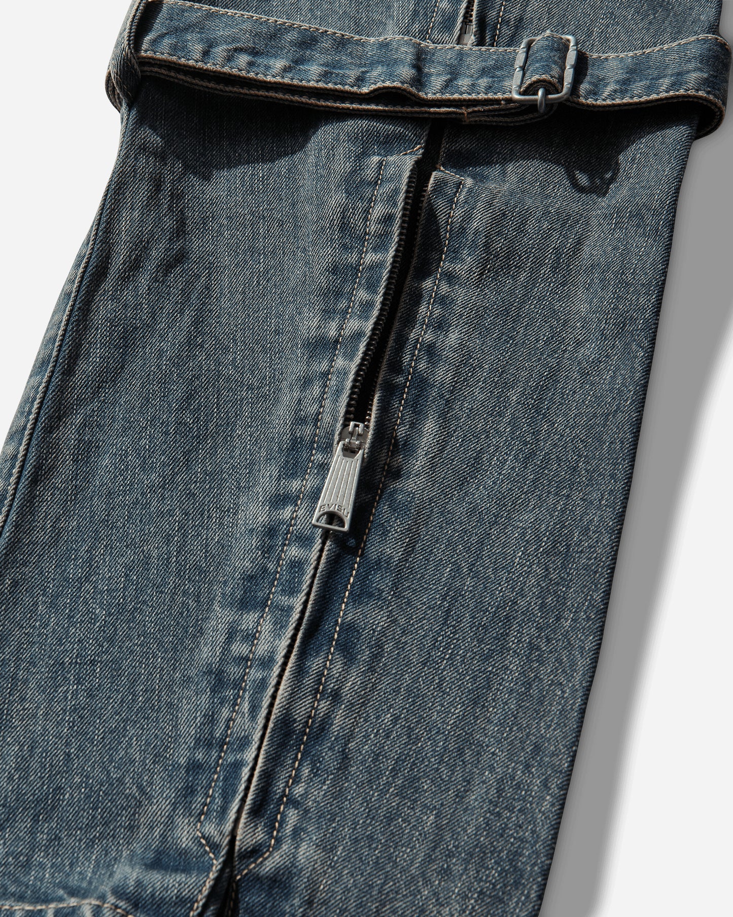 Evisu Ej Washed Bondage Jeans Mid Tone Indigo Pants Denim 2ESEJM6JE6008 INDM