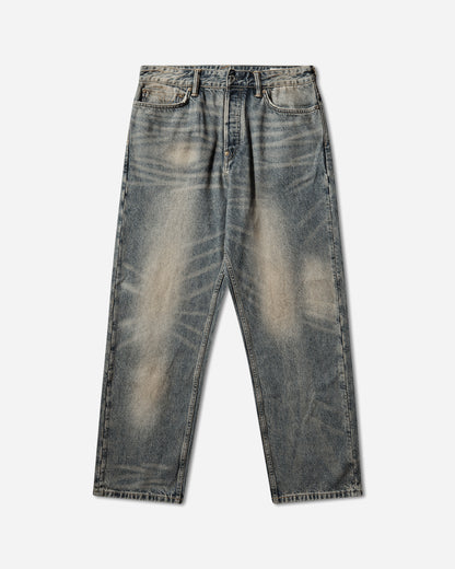 Evisu Ht 7  Pocket Abstract Washing Jeans W Seagull Emb Mid Tone Indigo Pants Denim 2ESHTM6JE1039 INDM