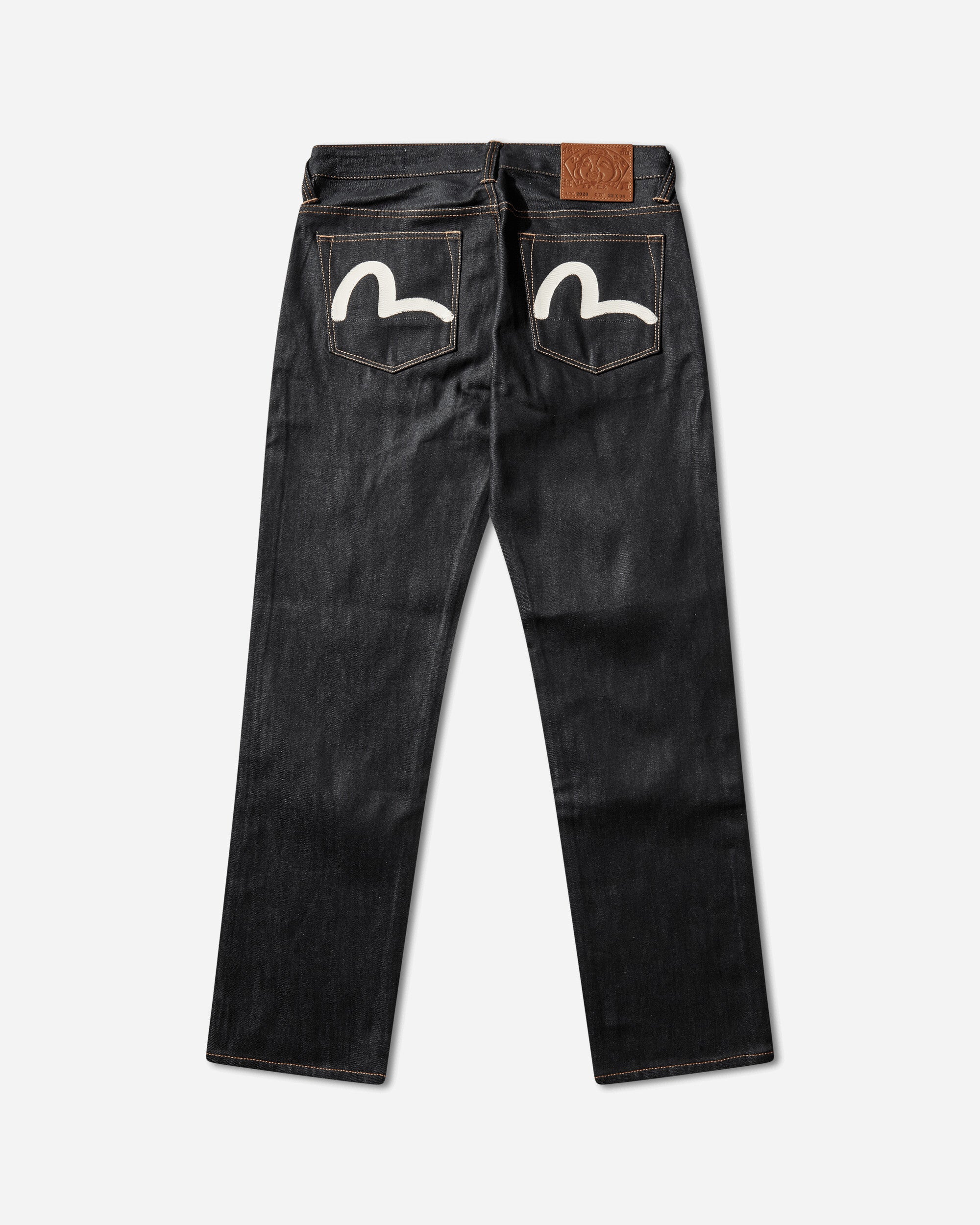 Evisu Ht White Seagull Printed Pocket Jeans Raw Indigo Pants Denim 2EAHTM5JE1233 INDX