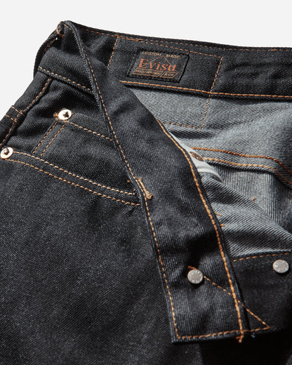 Evisu Ht White Seagull Printed Pocket Jeans Raw Indigo Pants Denim 2EAHTM5JE1233 INDX