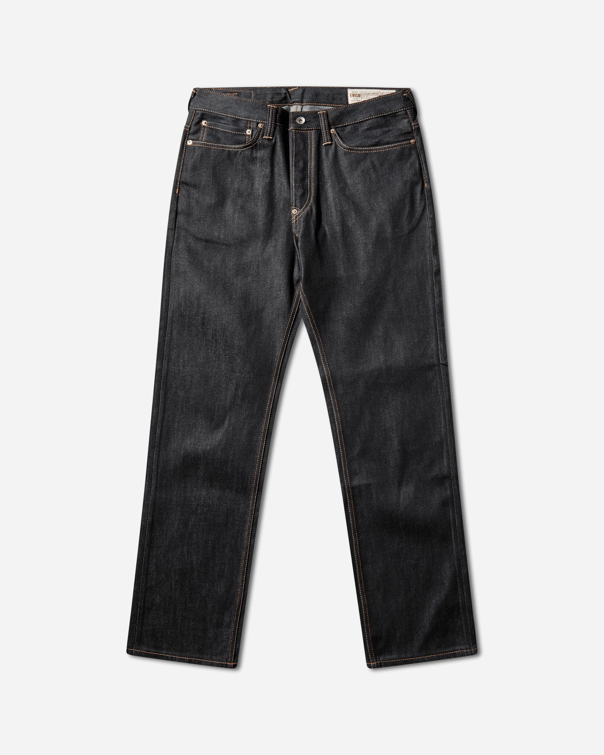 Evisu Ht White Seagull Printed Pocket Jeans Raw Indigo Pants Denim 2EAHTM5JE1233 INDX