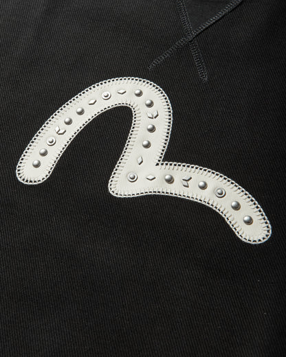 Evisu Ht Seagull Emb Sweatshirt Black Sweatshirts Fleece 2ESHTM6SW1064 BLKX