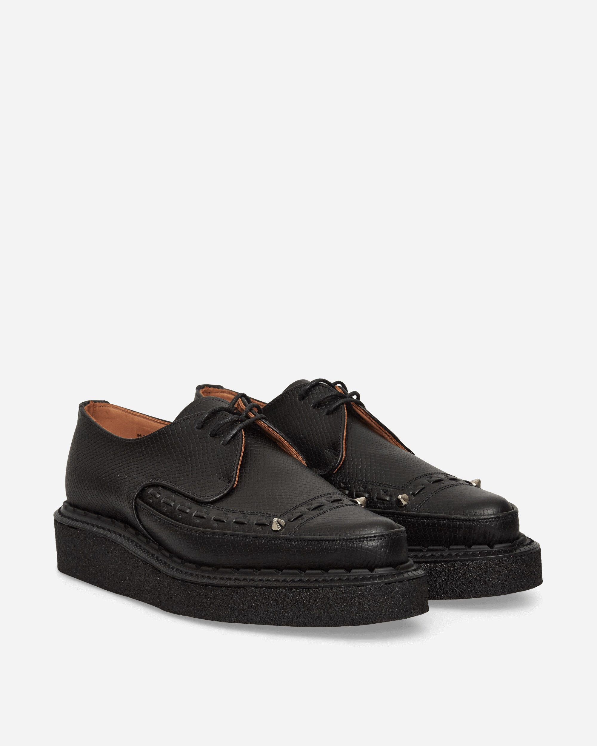 George Cox Diano Black Classic Shoes Laced Up 15511-V-318 001