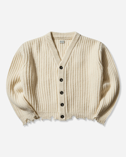 Guess Wmns Gusa Frayed Cardigan Warm Milk Knitwears Cardigans M5BR54Z1020 A12P