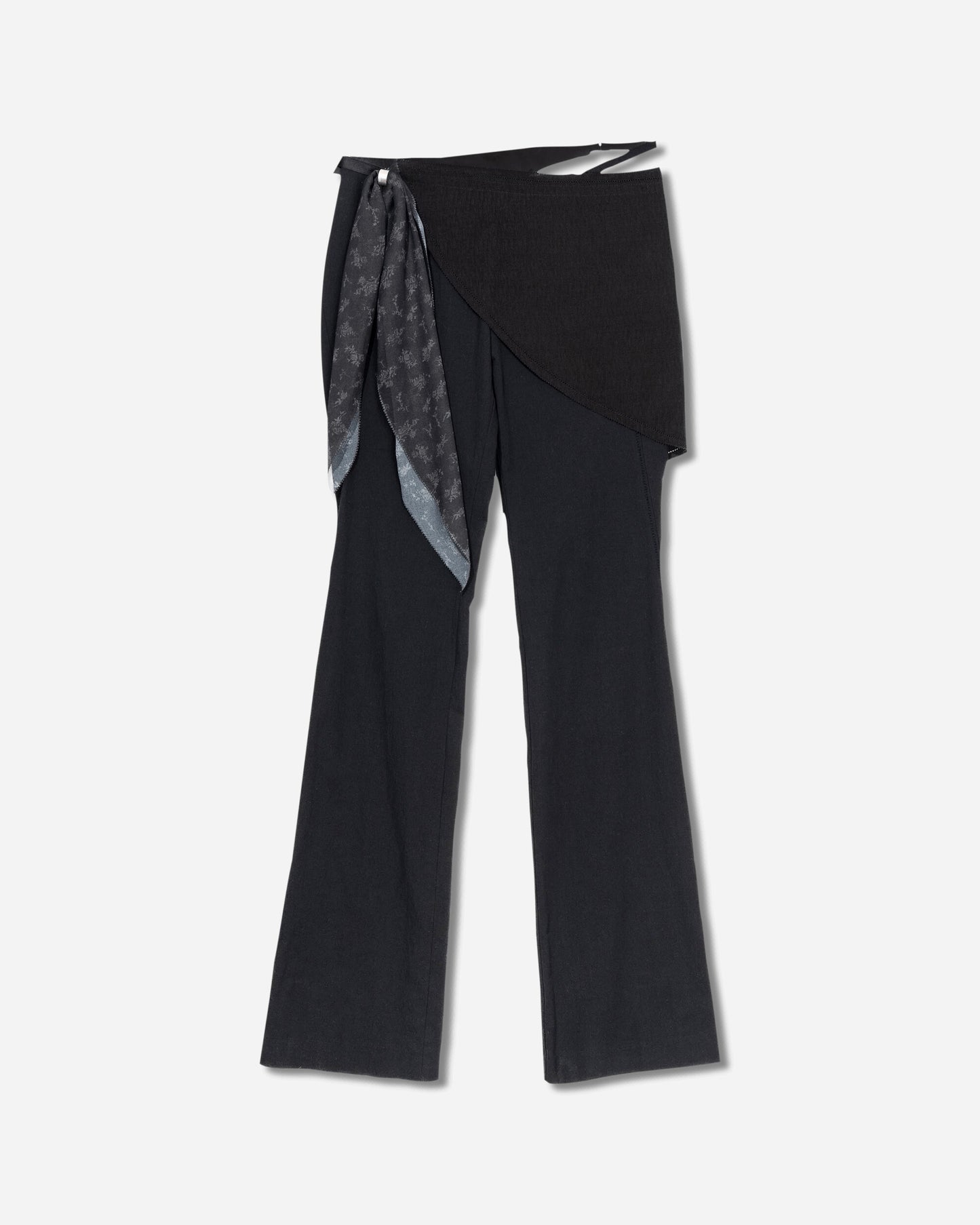 HYEIN SEO Wmns Tied Scarf Pants Black Pants Trousers SS25PT5K  1