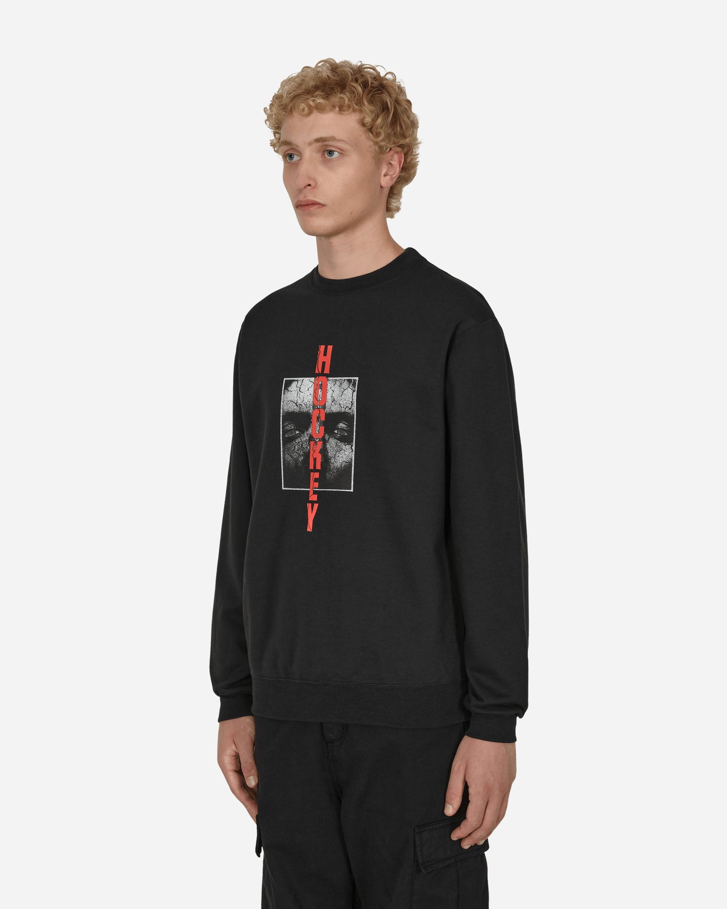 Hockey Scorched Earth Crewneck Black Sweatshirts Crewneck PN3958 001