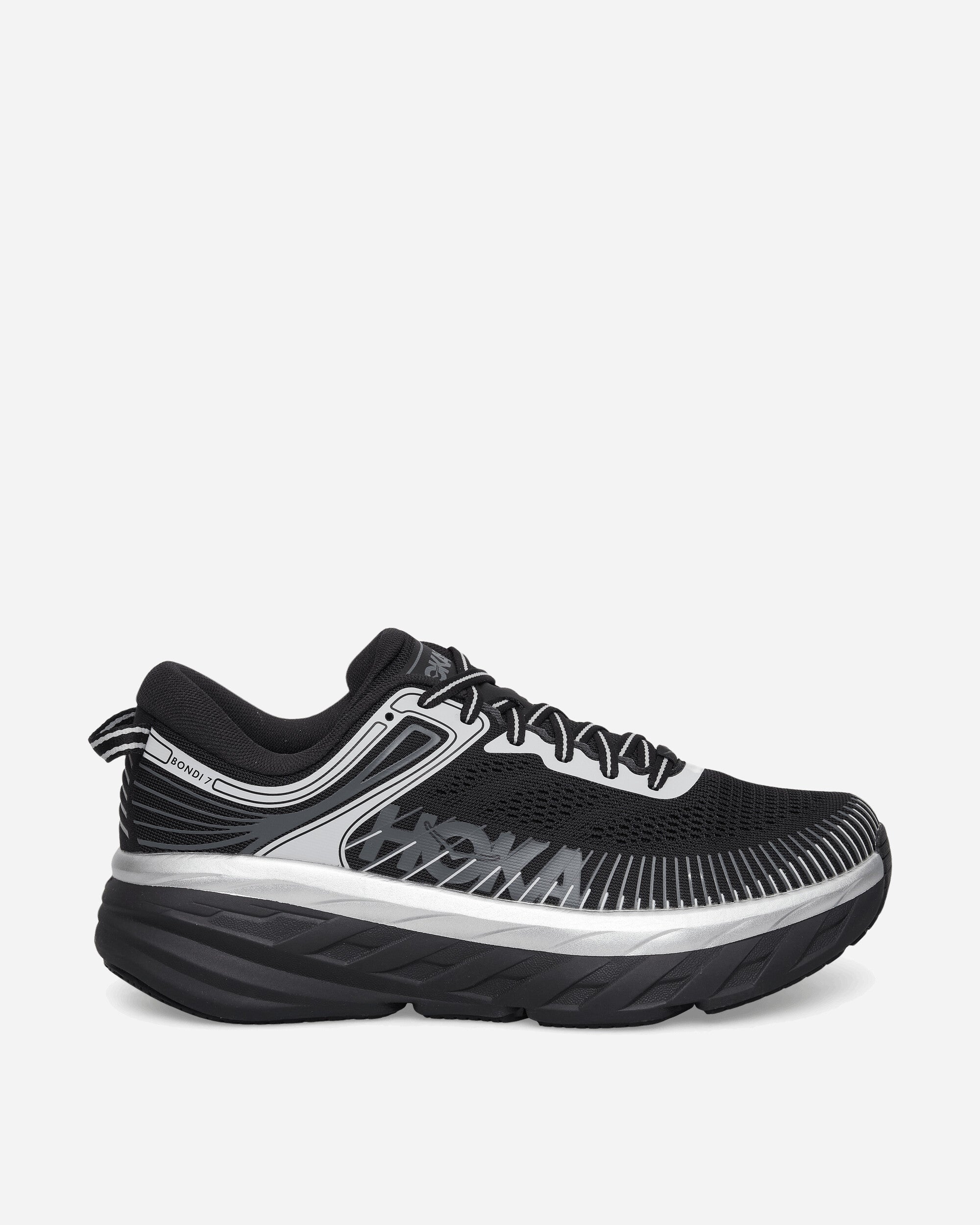 Hoka One One M Bondi 7 Black/Stardust Sneakers Low 1110518-BKSTR