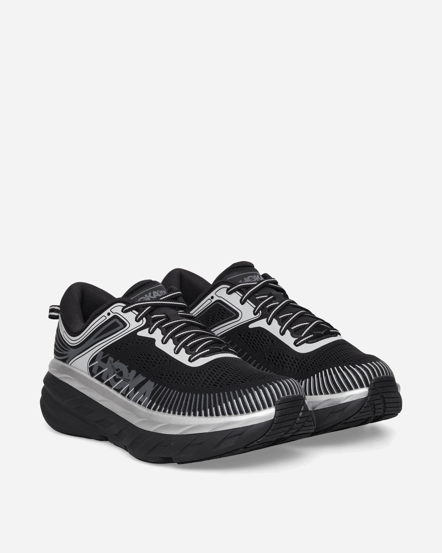 Hoka One One M Bondi 7 Black/Stardust Sneakers Low 1110518-BKSTR