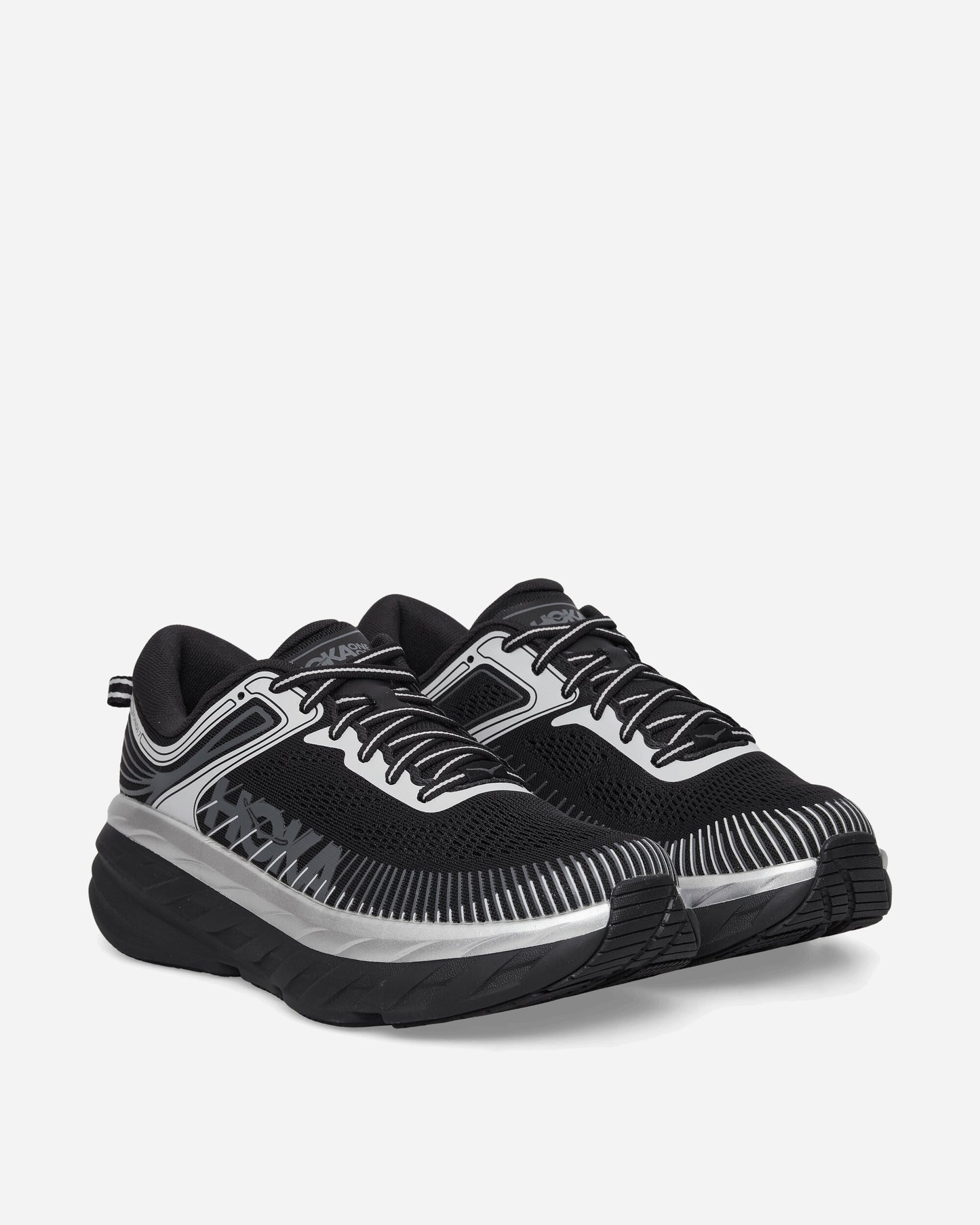 Hoka One One M Bondi 7 Black/Stardust Sneakers Low 1110518-BKSTR