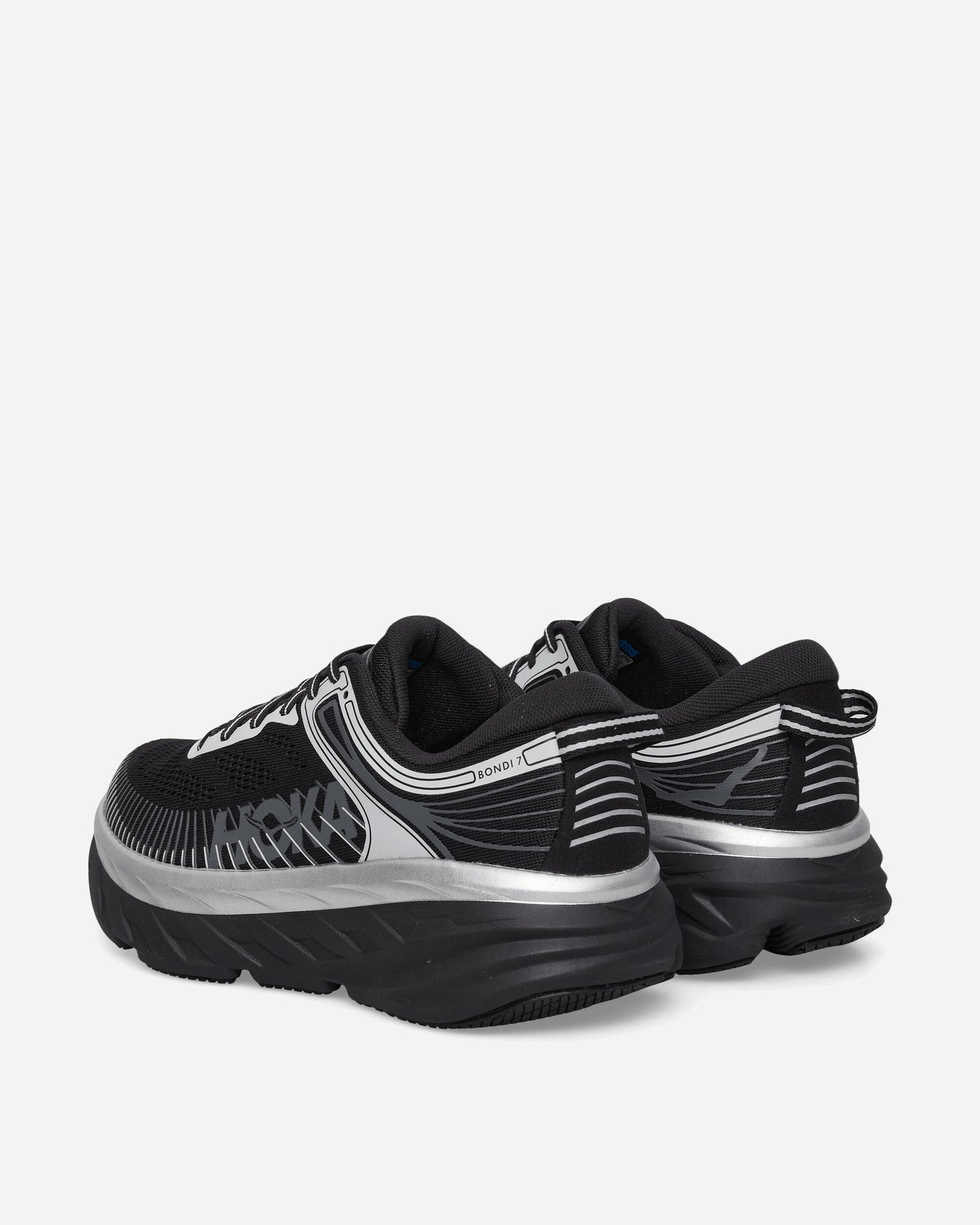 Hoka One One M Bondi 7 Black/Stardust Sneakers Low 1110518-BKSTR