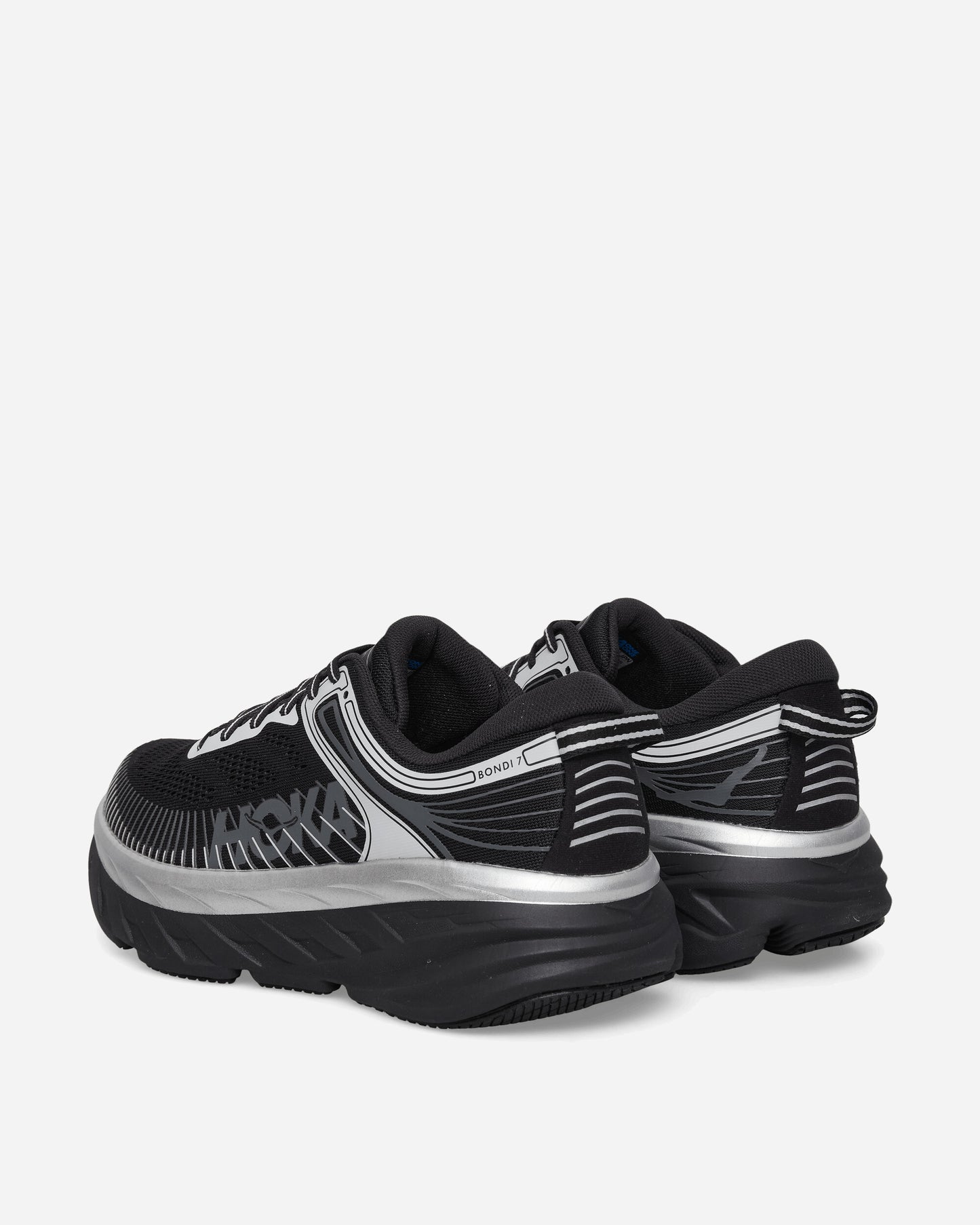 Hoka One One M Bondi 7 Black/Stardust Sneakers Low 1110518-BKSTR