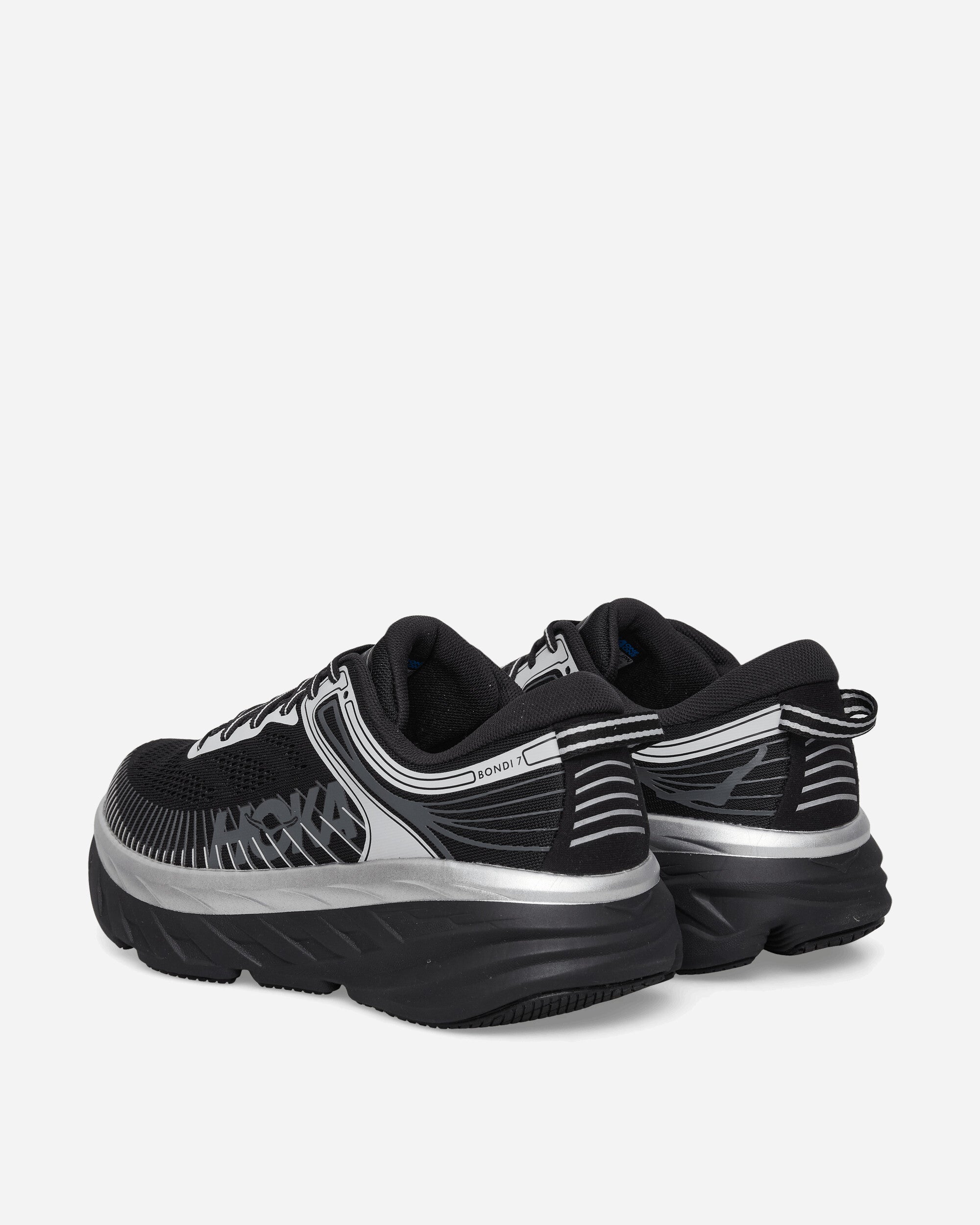 Hoka One One M Bondi 7 Black/Stardust Sneakers Low 1110518-BKSTR