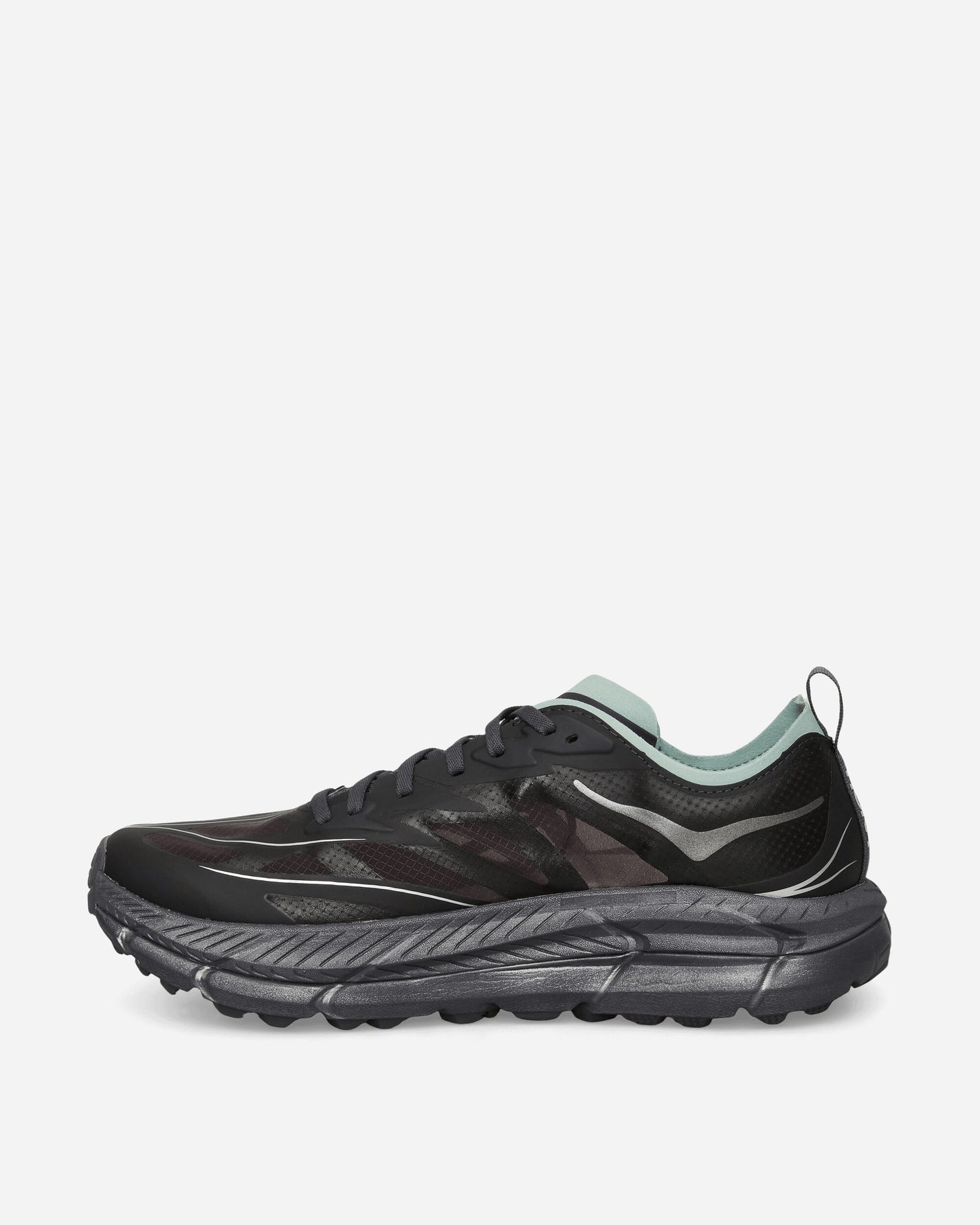 Hoka One One U Mafate Speed 4 Lite Charcoal Grey/Jade Sneakers Low 1168450-CJD