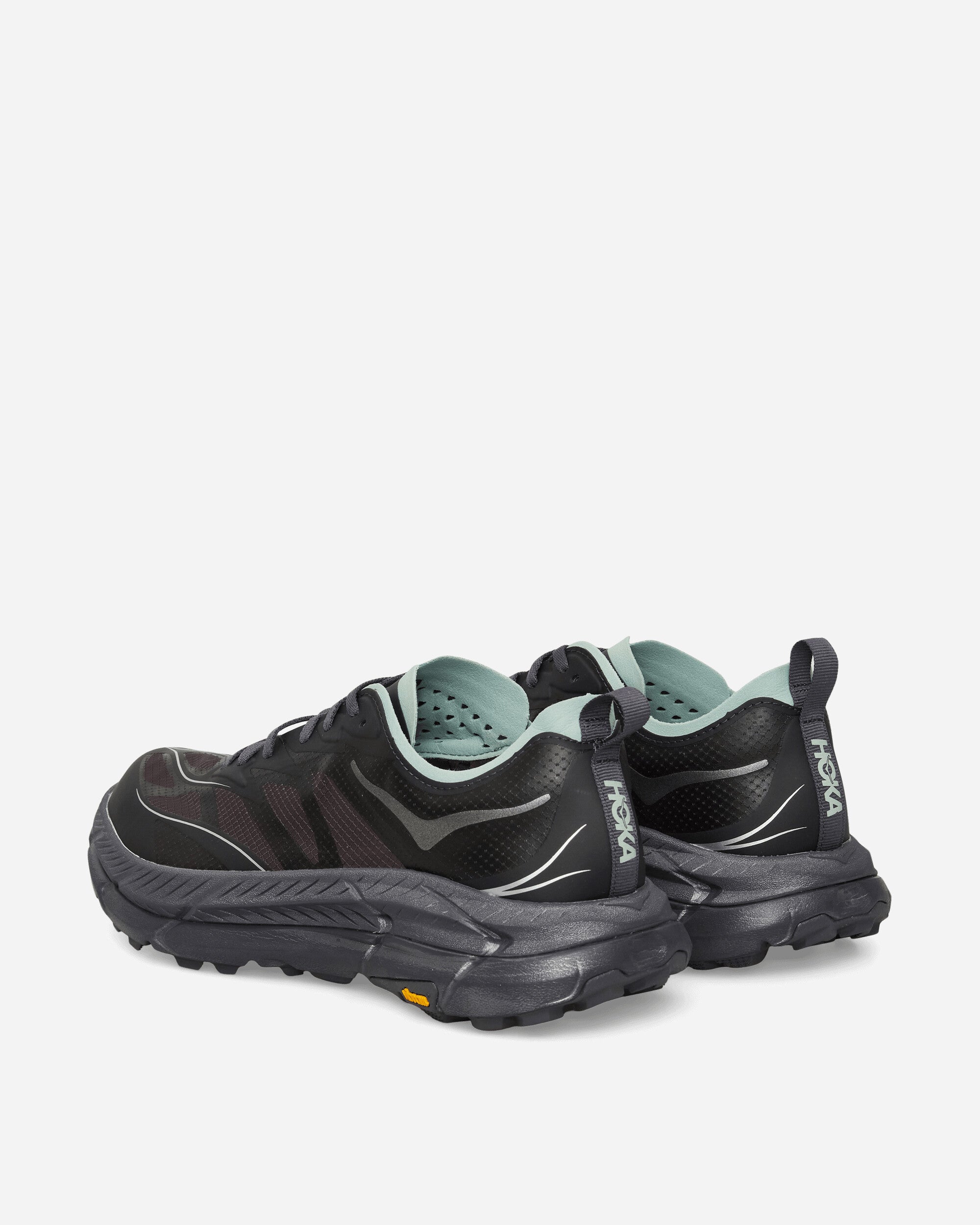 Hoka One One U Mafate Speed 4 Lite Charcoal Grey/Jade Sneakers Low 1168450-CJD