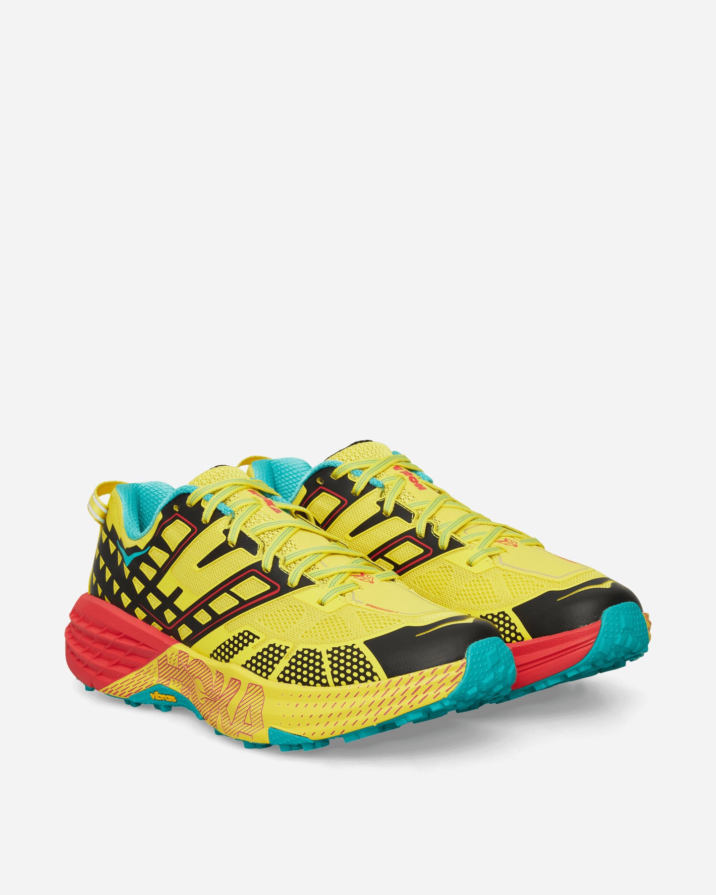 Hoka One One U Speedgoat 2 Sour Lemon/Black Sneakers Low 1162710-SRLM