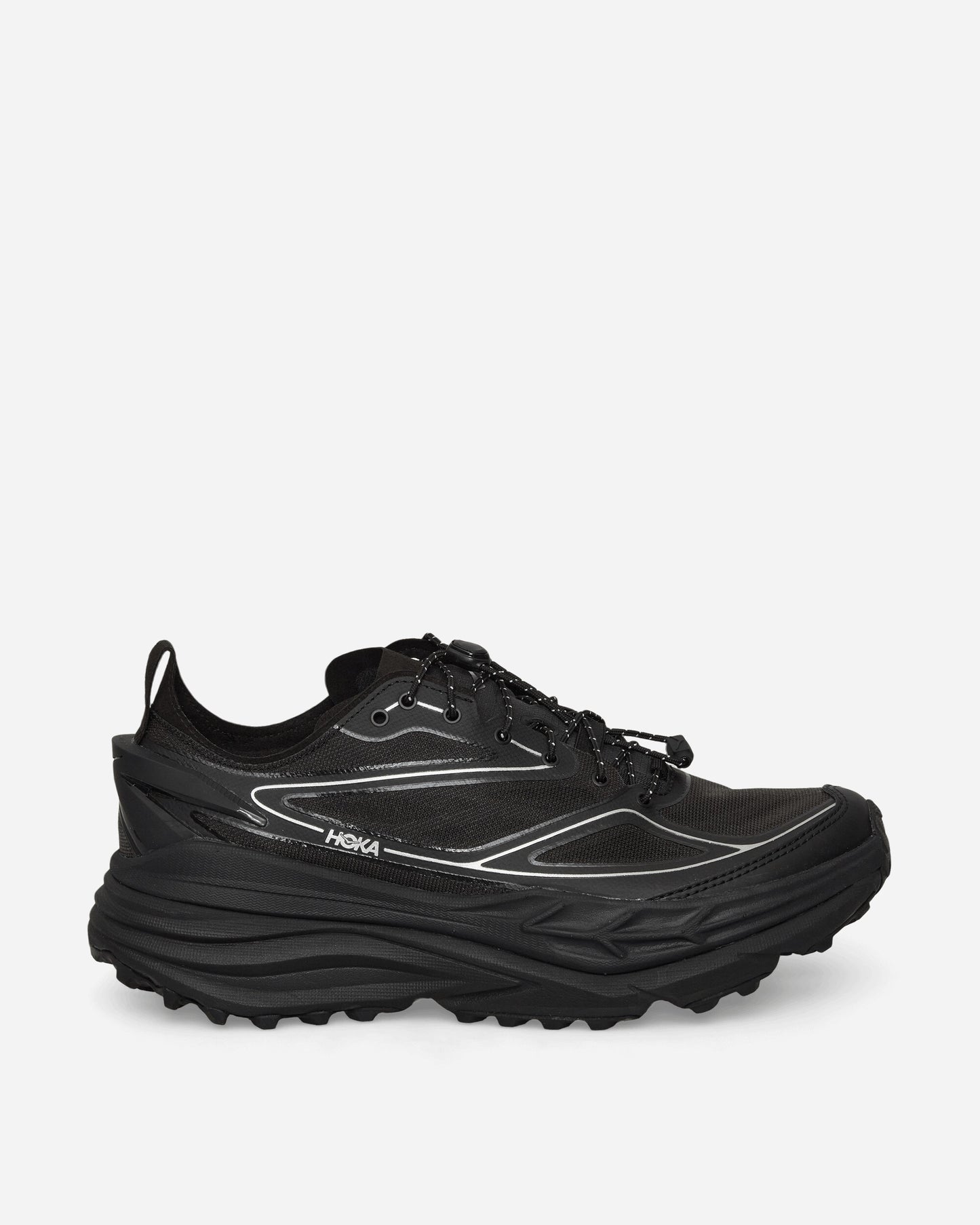 Hoka One One U Stinson One7 Black/Silver Sneakers Low 1168931-BKSV