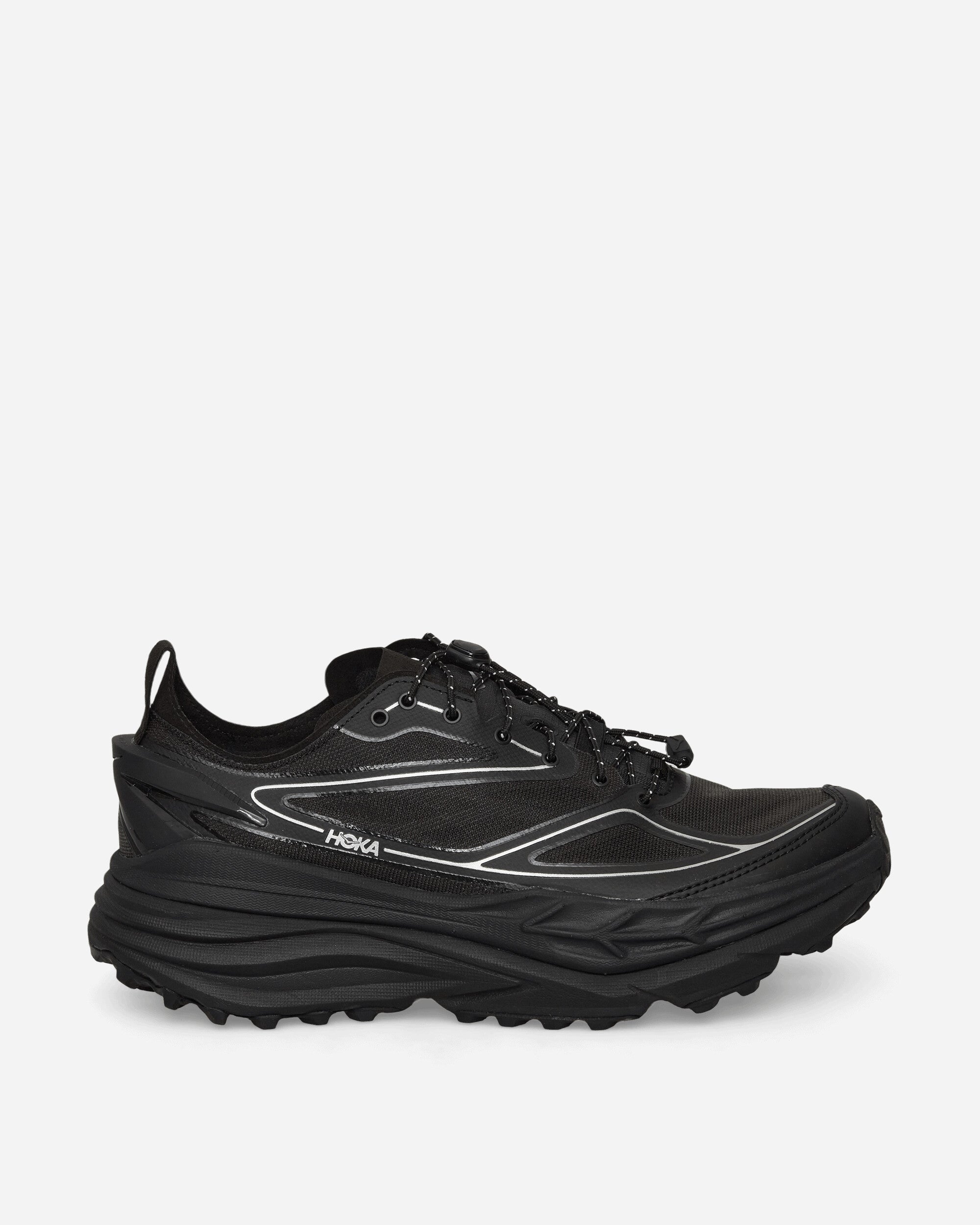 Hoka One One U Stinson One7 Black/Silver Sneakers Low 1168931-BKSV