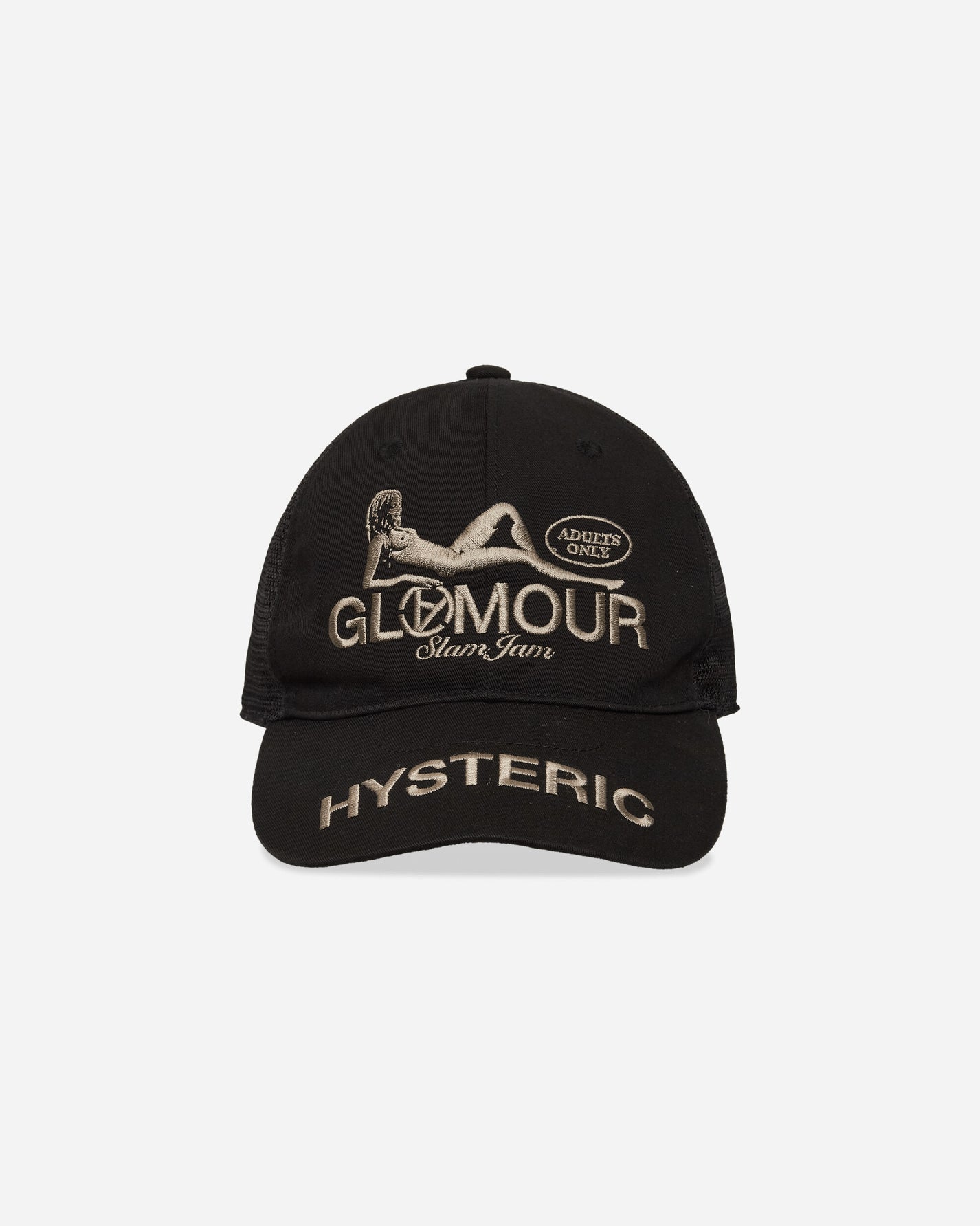 Hysteric Glamour Hysteric Glamour X Slam Jam Trucker Hat Black Hats Caps 02253QH119 96