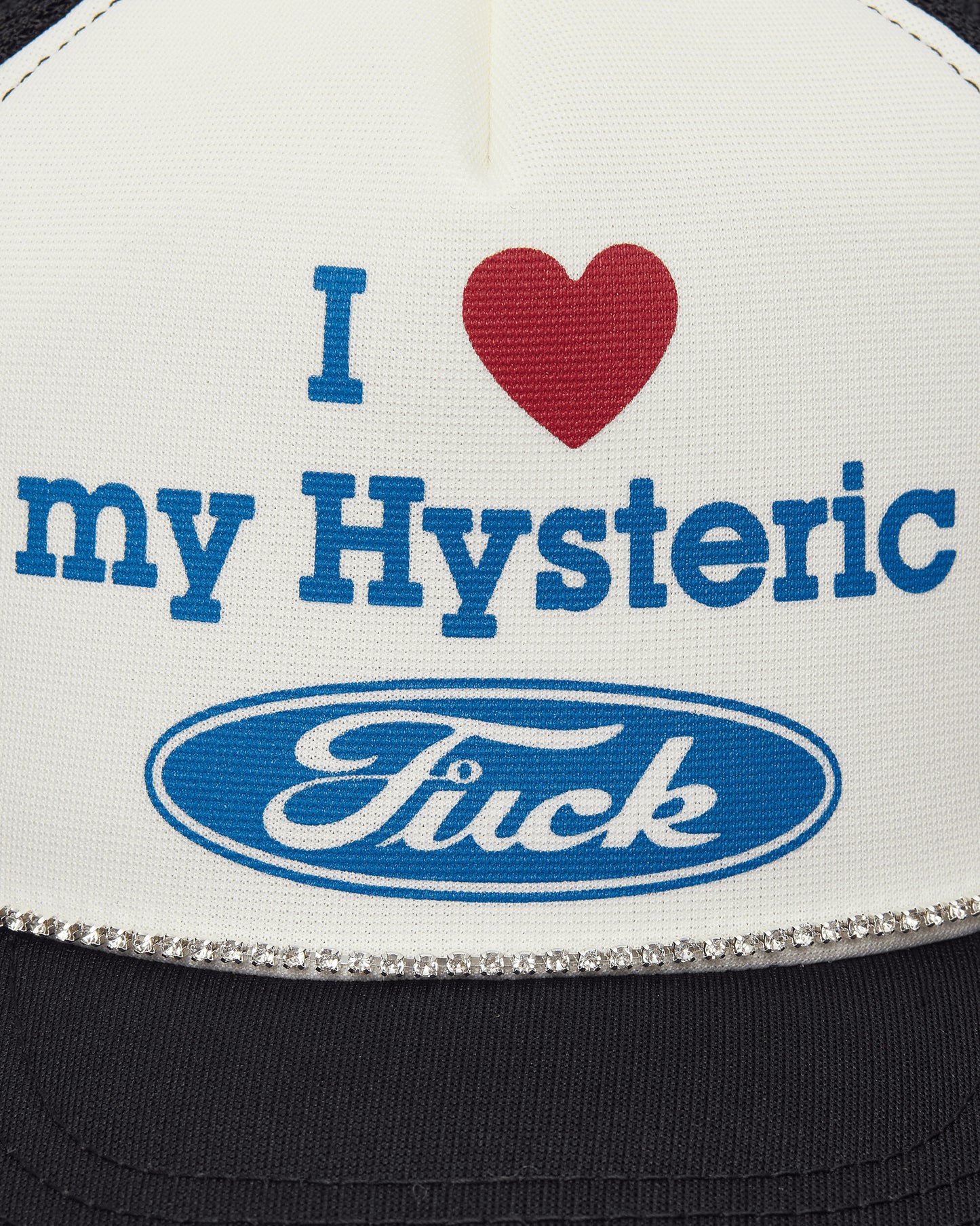 Hysteric Glamour My Hysteric Mesh Cap Black Hats Caps 01261QH04 96