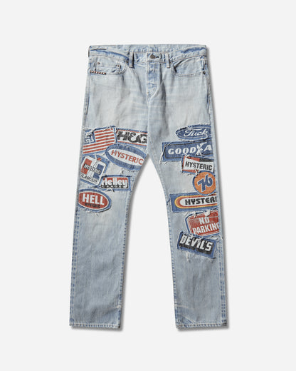 Hysteric Glamour Dpc Treated Slim Straight Denim Pants Multi Pants Denim 02253AP10 44