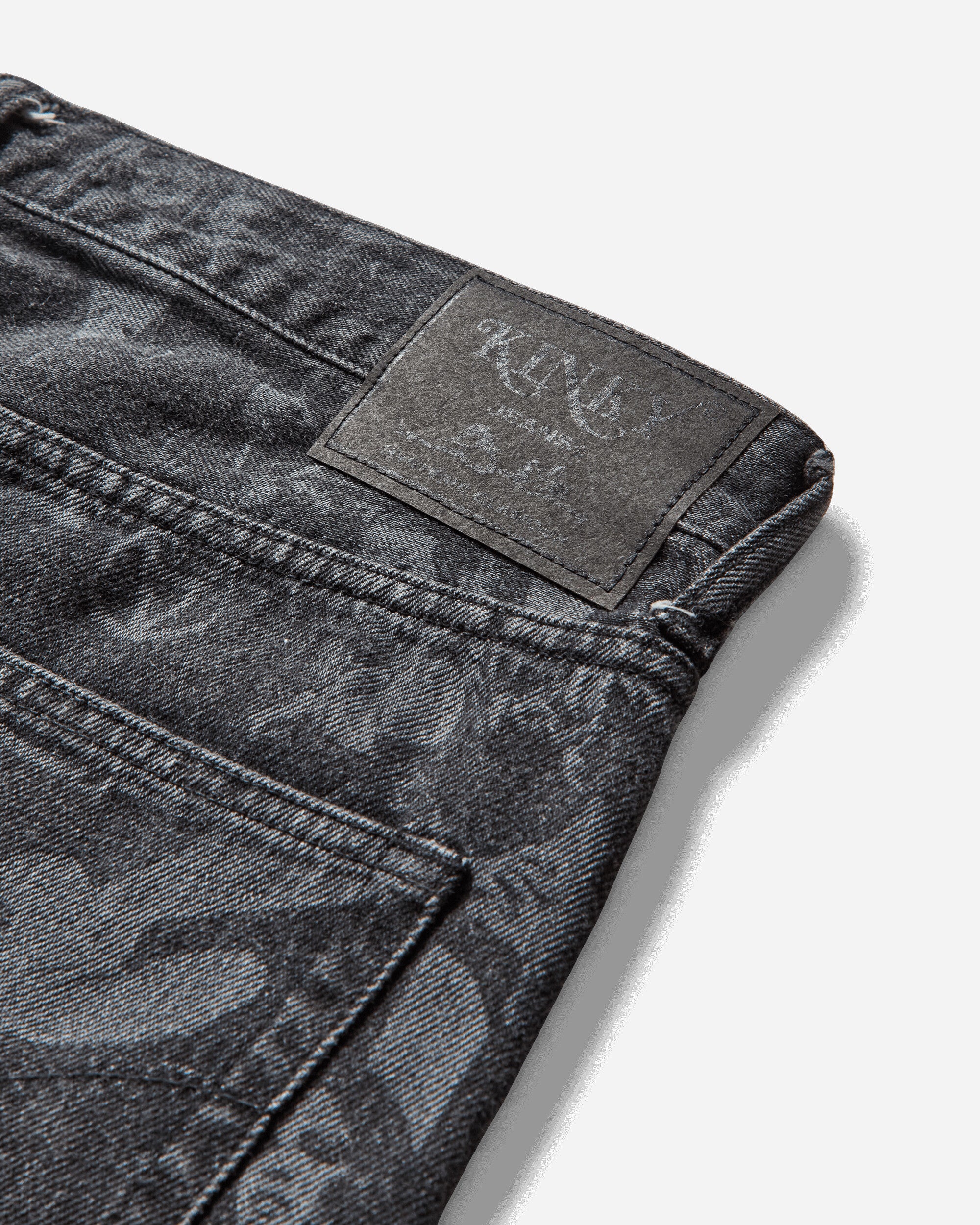 Hysteric Glamour Hysteric Glamour X Slam Jam Screen Print Denim Pants Black Pants Denim 02253AP130 96