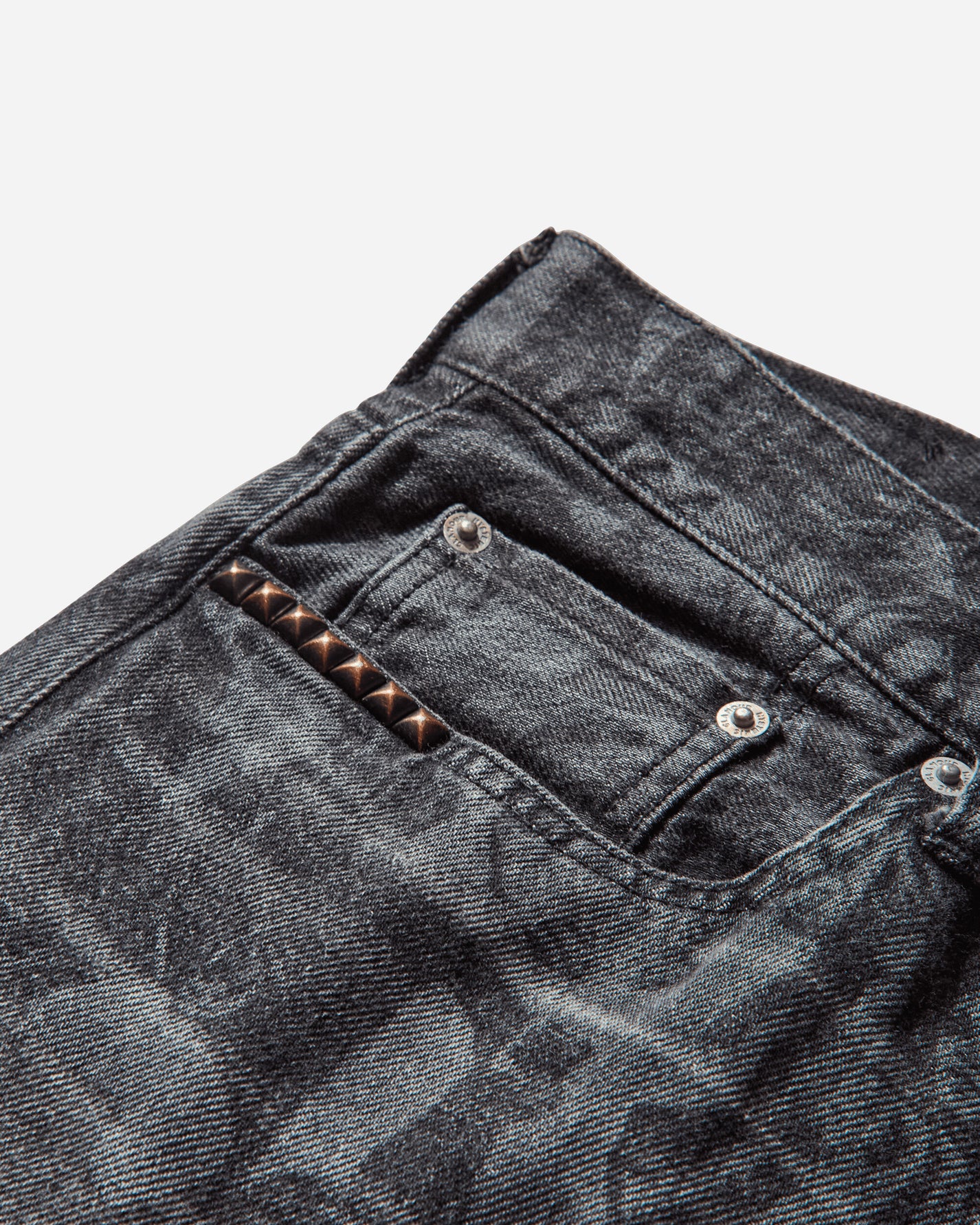 Hysteric Glamour Hysteric Glamour X Slam Jam Screen Print Denim Pants Black Pants Denim 02253AP130 96